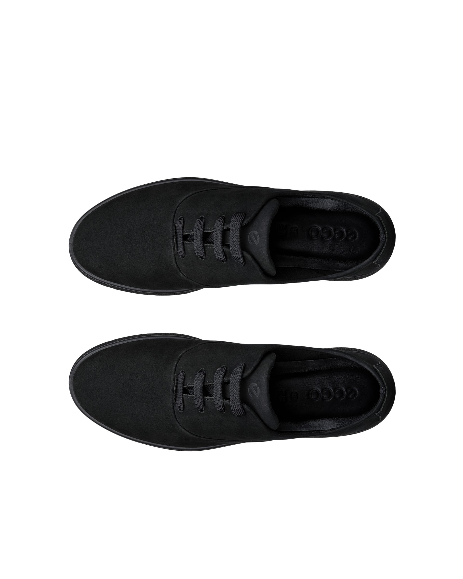 ECCO® BELLA 2 dames nubuck veterschoen - Zwart - Top left pair