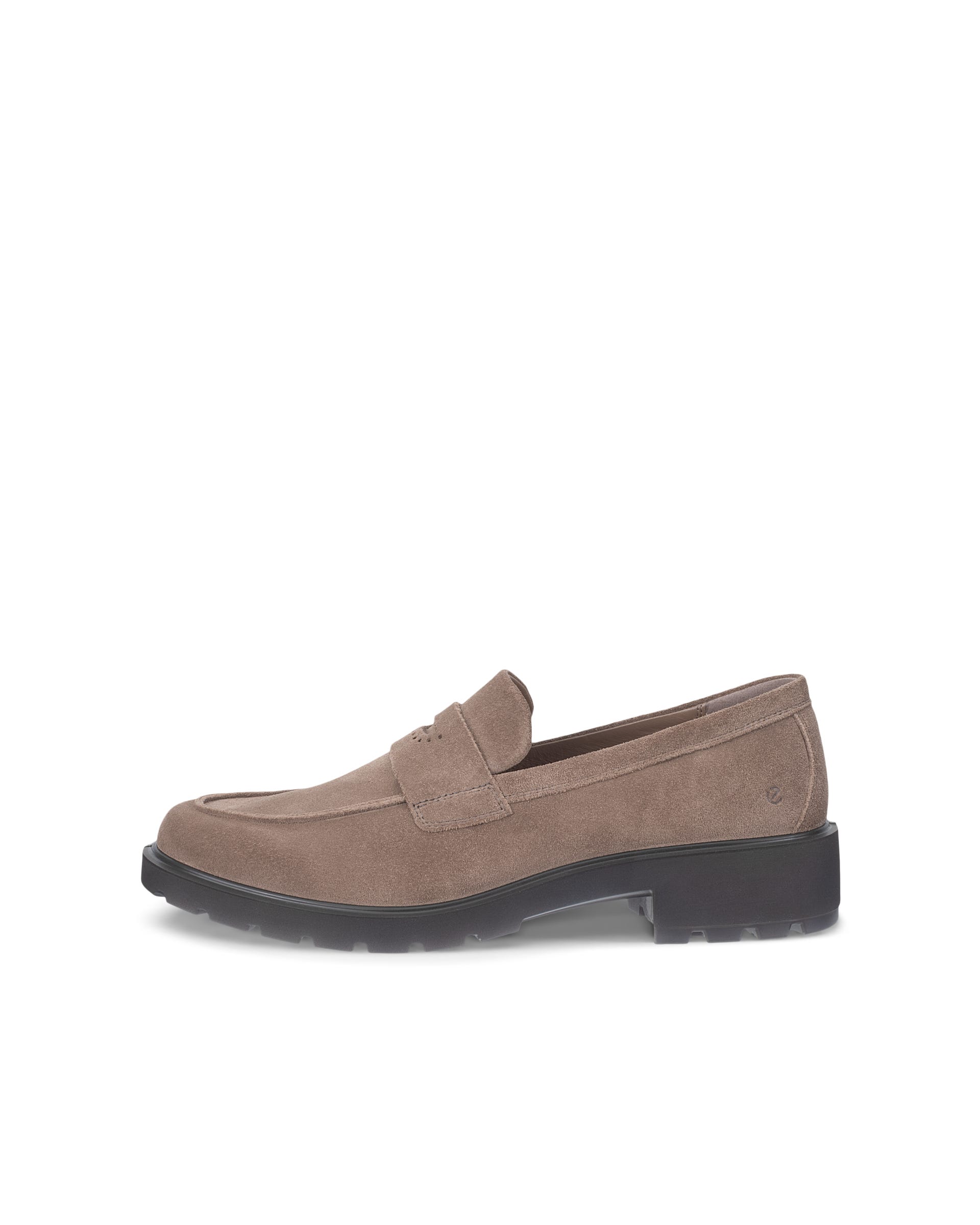 Women's ECCO® METROPOLE VIENNA Leather Loafer - Brown - Outside