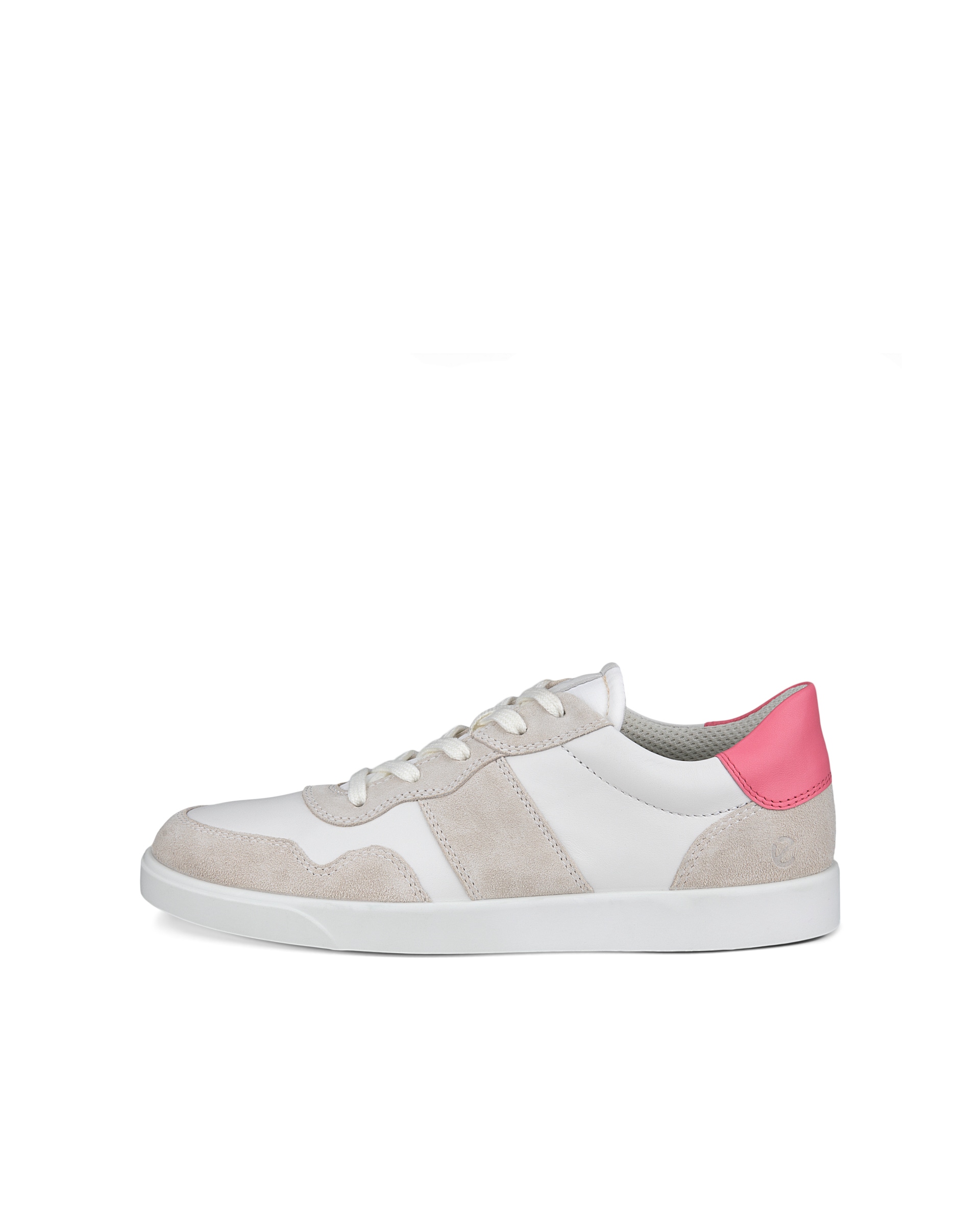 ECCO® Street Lite Dames suède sneaker - Wit - Outside