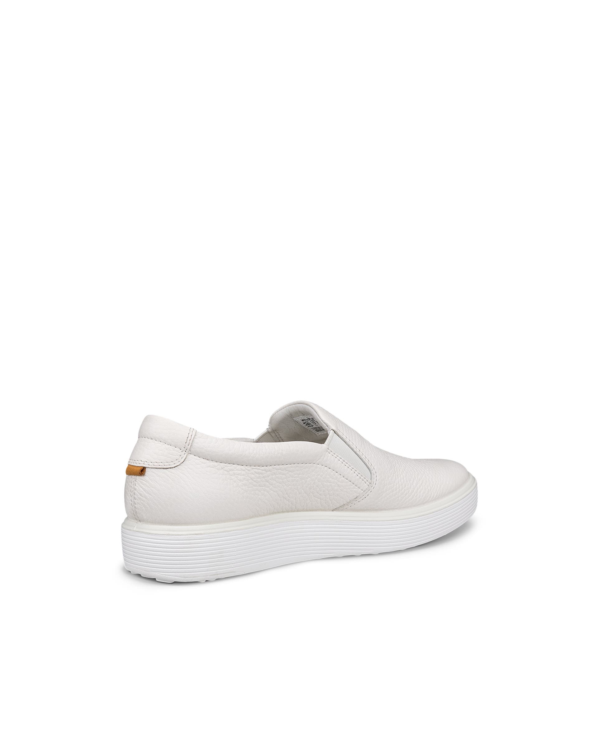 Chaussure à enfiler en cuir ECCO® Soft 60 pour femmes - Blanc - Back