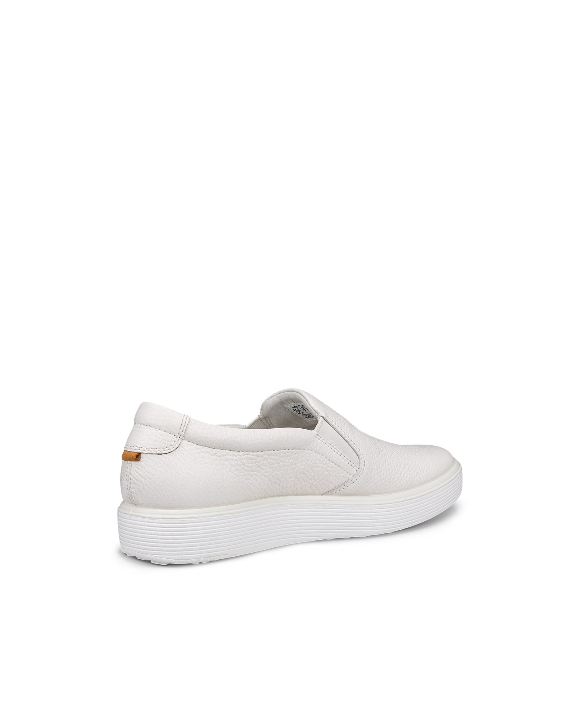 Chaussure à enfiler en cuir ECCO® Soft 60 pour femmes - Blanc - Back