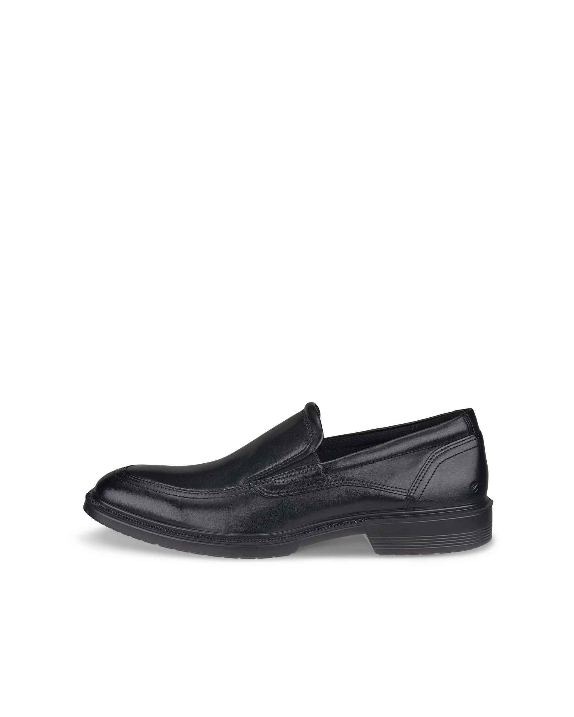 ECCO Men Maitland Apron-toe Slip-ons - Black