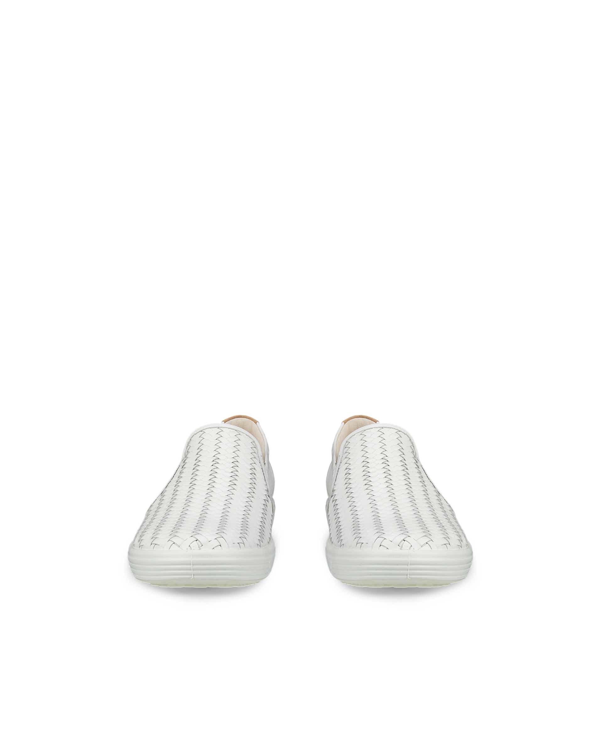 ECCO® SOFT 7 Damen Ledersneaker - Weiß - Front pair
