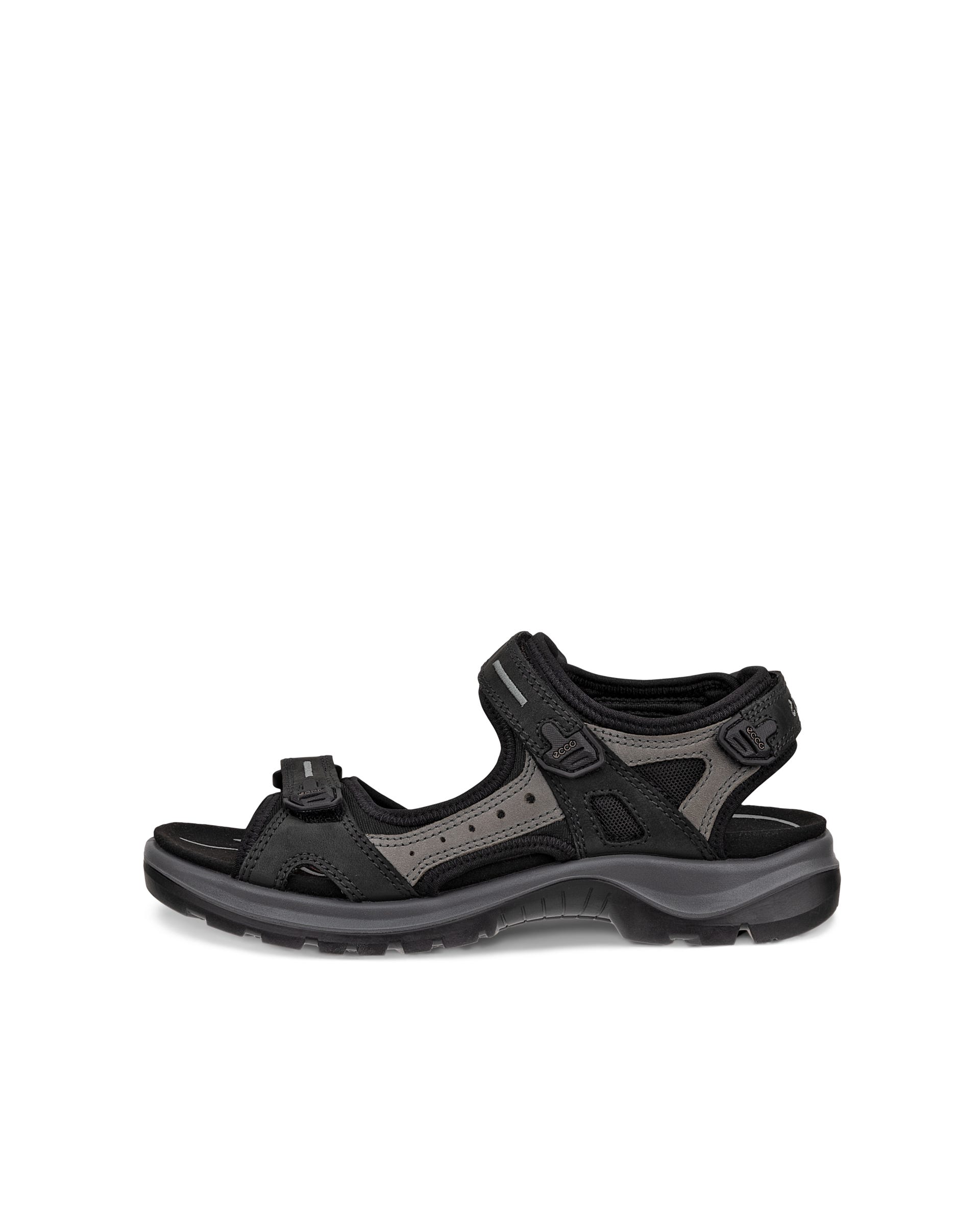ECCO® Offroad Damen Trekkingsandale aus Nubukleder - Schwarz - Outside