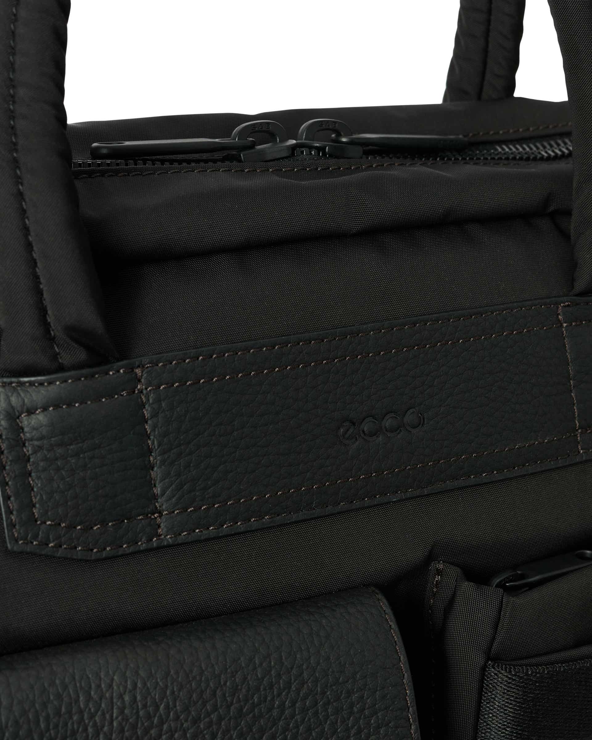 ECCO® Voyager kožna torba za prijenosno računalo - Crna - Detail-1