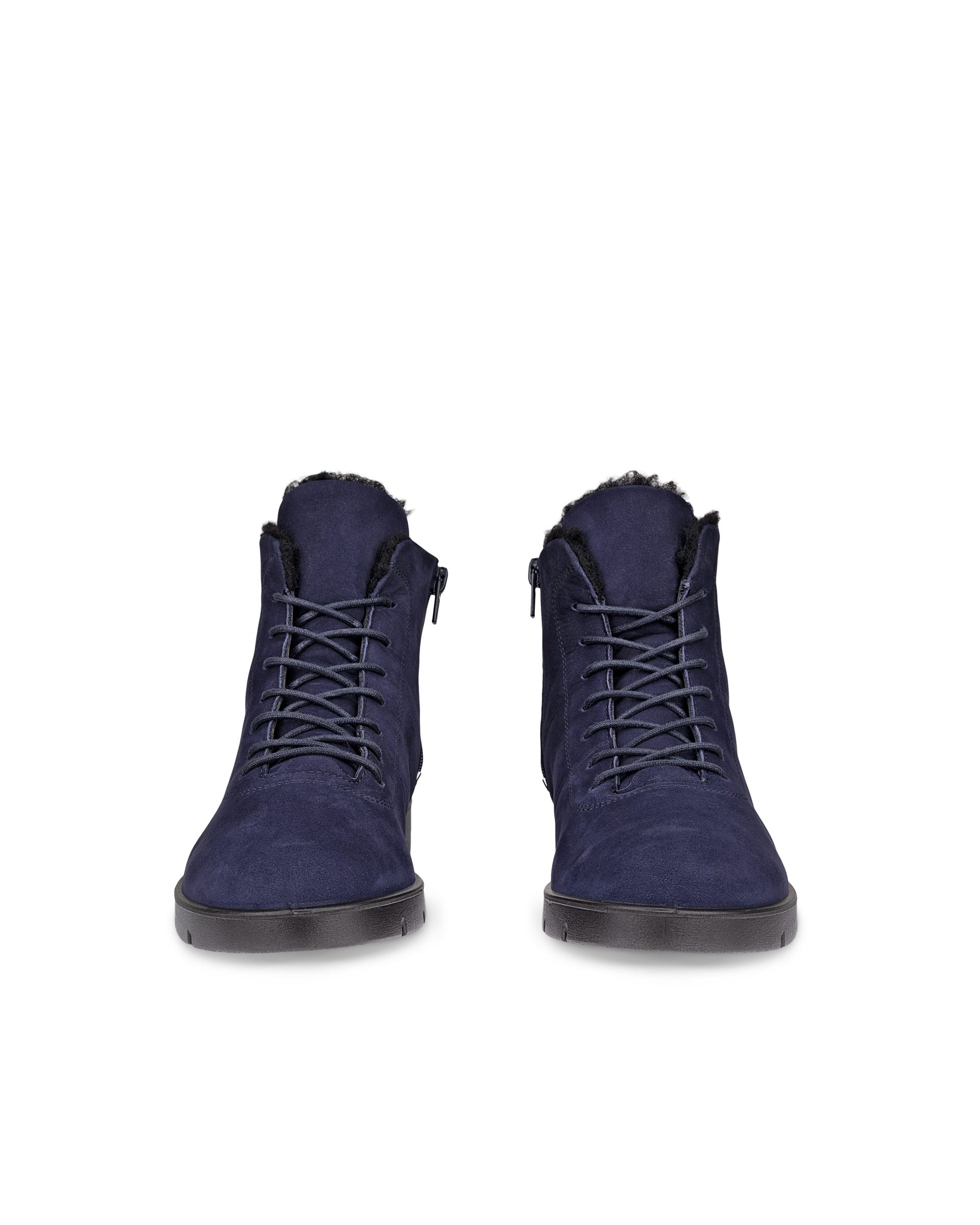 Ženski gležnjarji iz nubuka ECCO® BELLA - Modra - Front pair