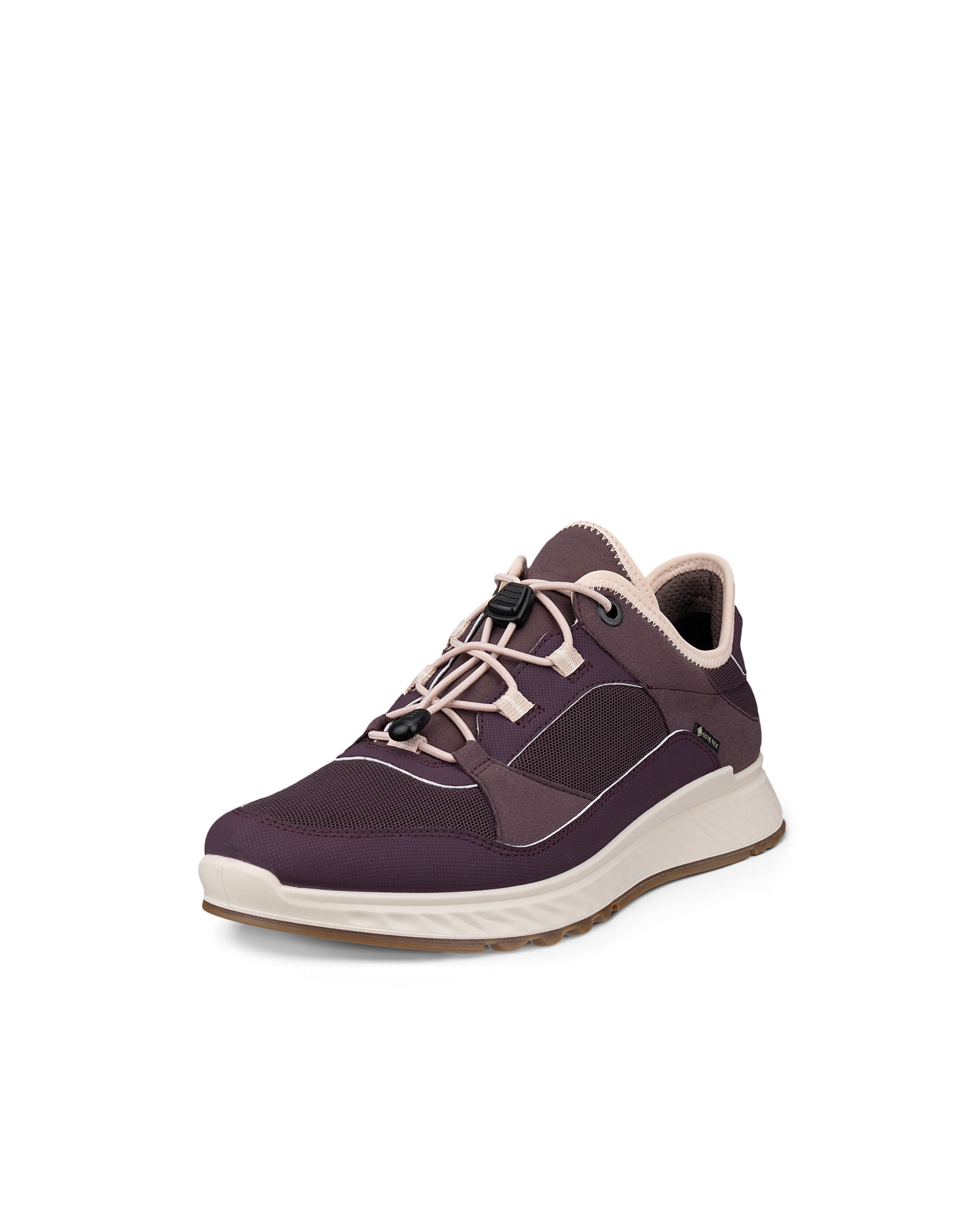 Women's ECCO® EXOSTRIDE Textile Gore-Tex Outdoor Trainer - Purple - Outside