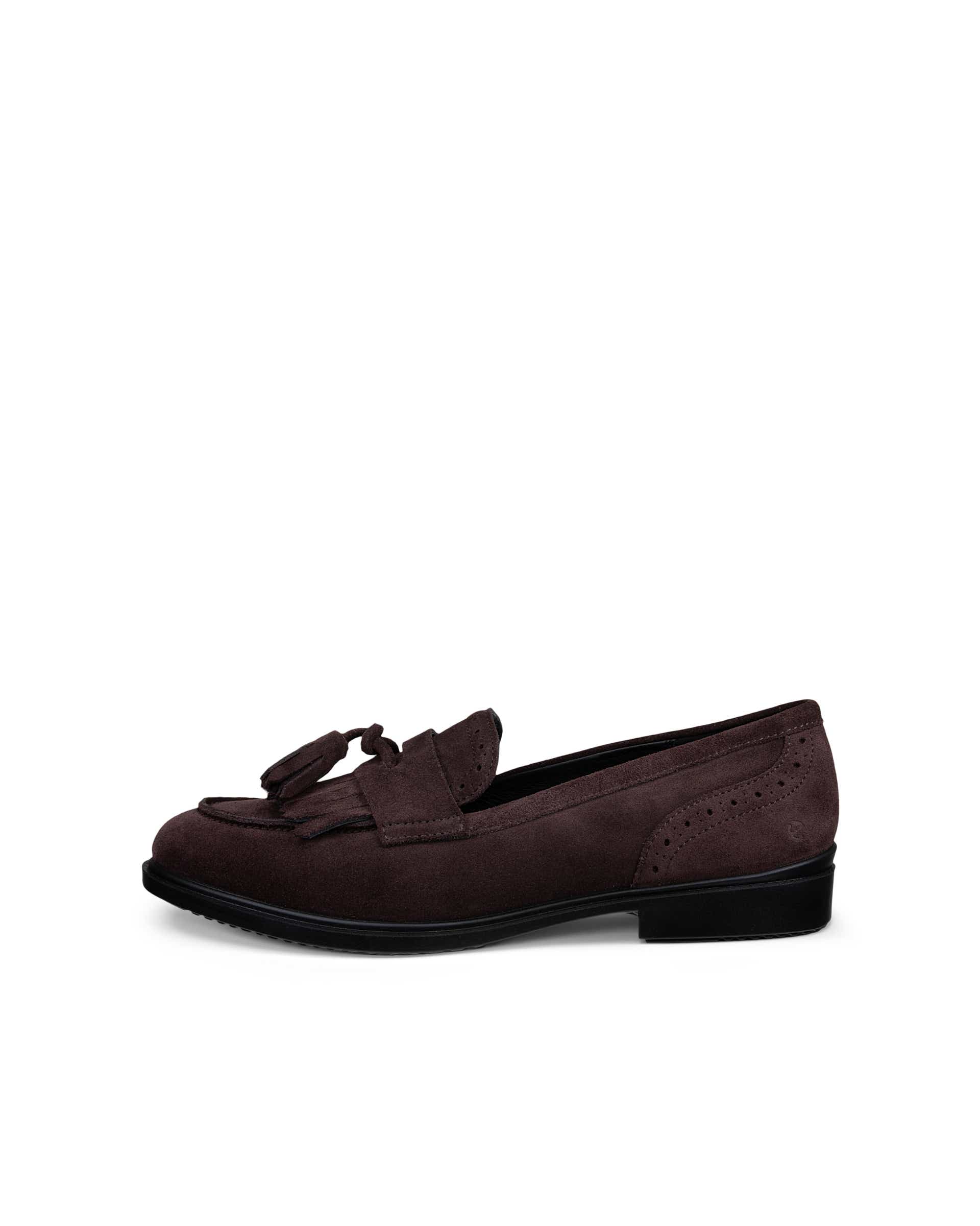 ECCO® DRESS CLASSIC 15 mokkasiner i ruskind til damer - Brun - Outside