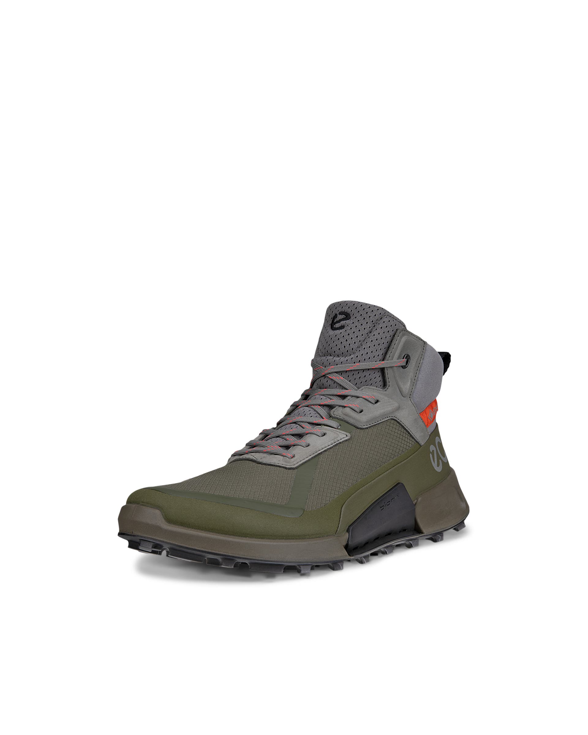 ECCO BIOM 2.1 X Mountain メンズ テキスタイルGore-Texハイカットハイキングスニーカー - グリーン - Main