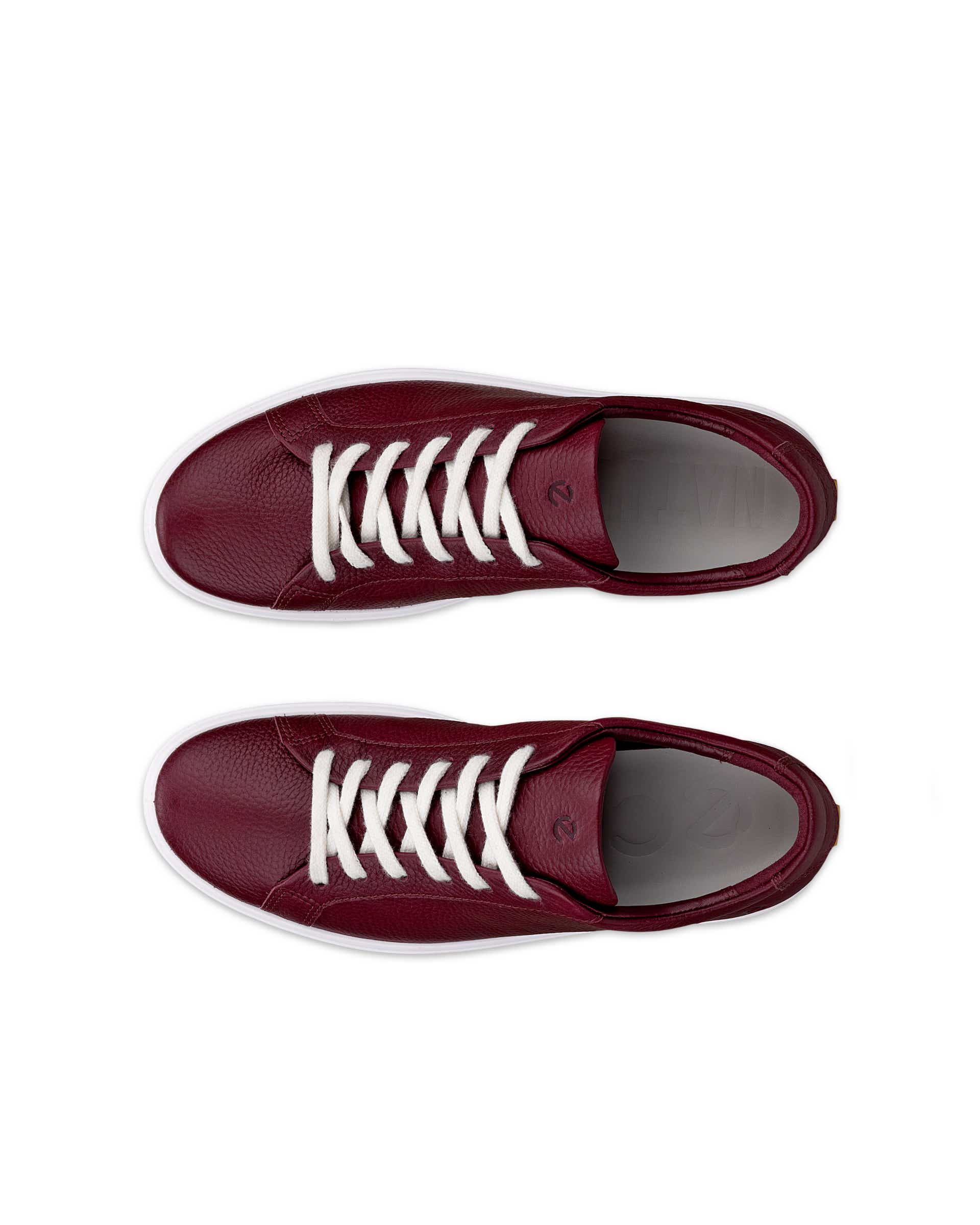 ECCO® SOFT 60 Damen Ledersneaker - Rot - Top left pair