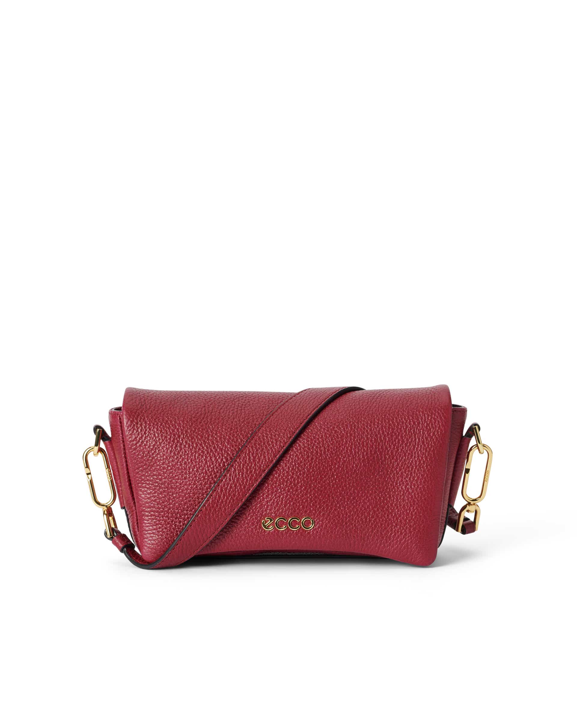 Kožená crossbody kabelka ECCO® Pinch Bag - Červená - Main