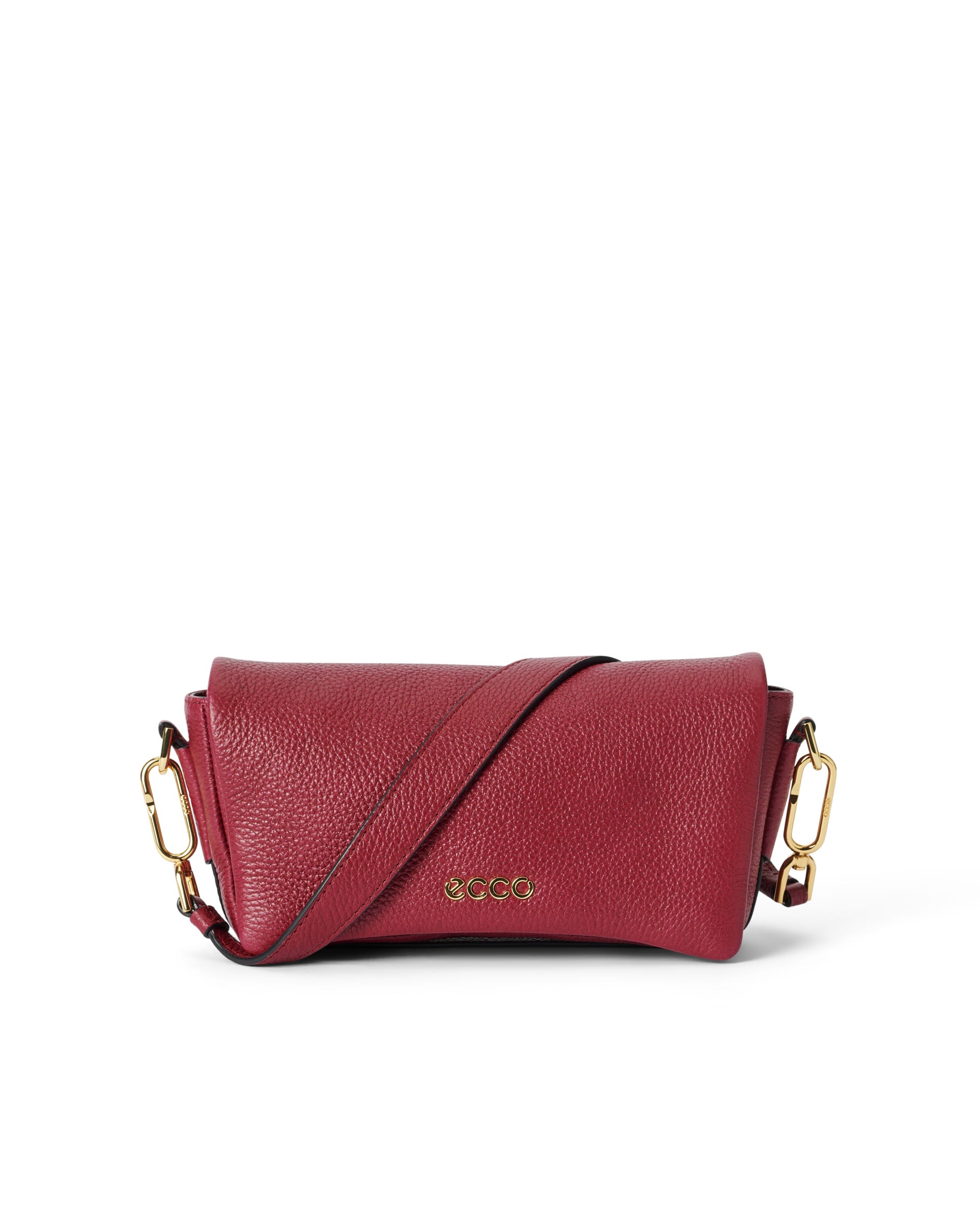 Kožená crossbody kabelka ECCO® Pinch Bag - Červená - Main