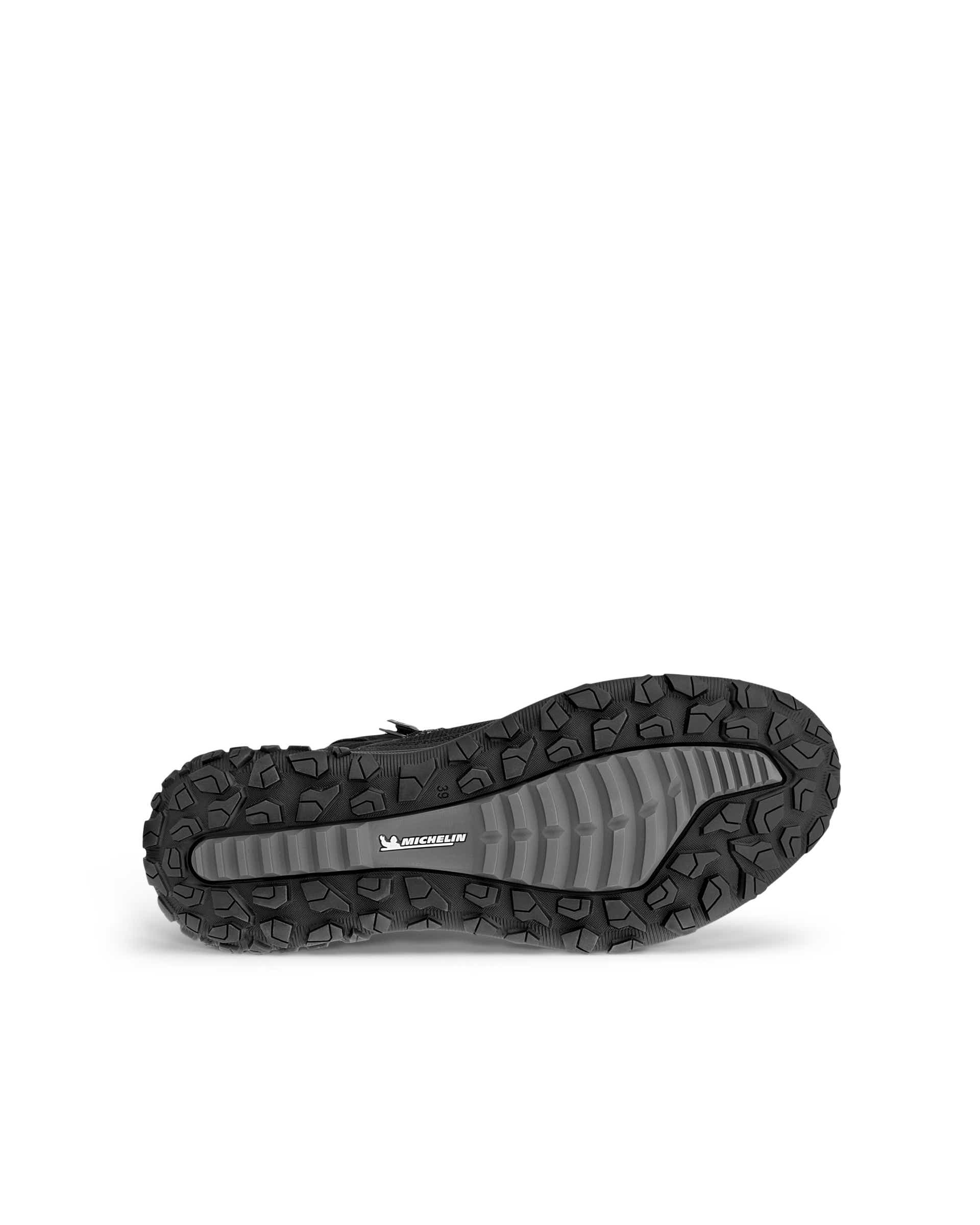 ECCO® ULT-TRN støvler i vandtæt nubuck med snørebånd til damer - Sort - Sole