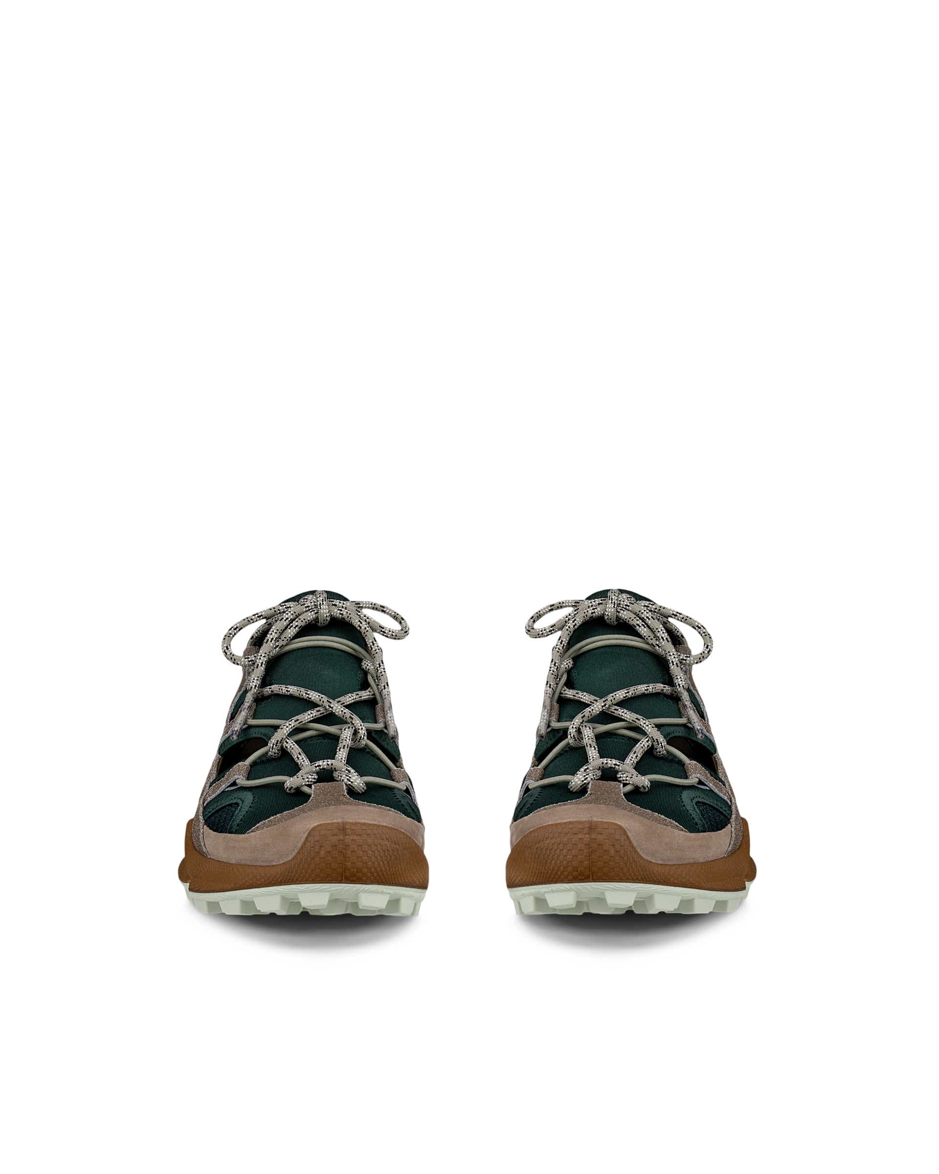 ECCO® BIOM C-Trail baskets de plein air en daim pour femme - Brun - Front pair