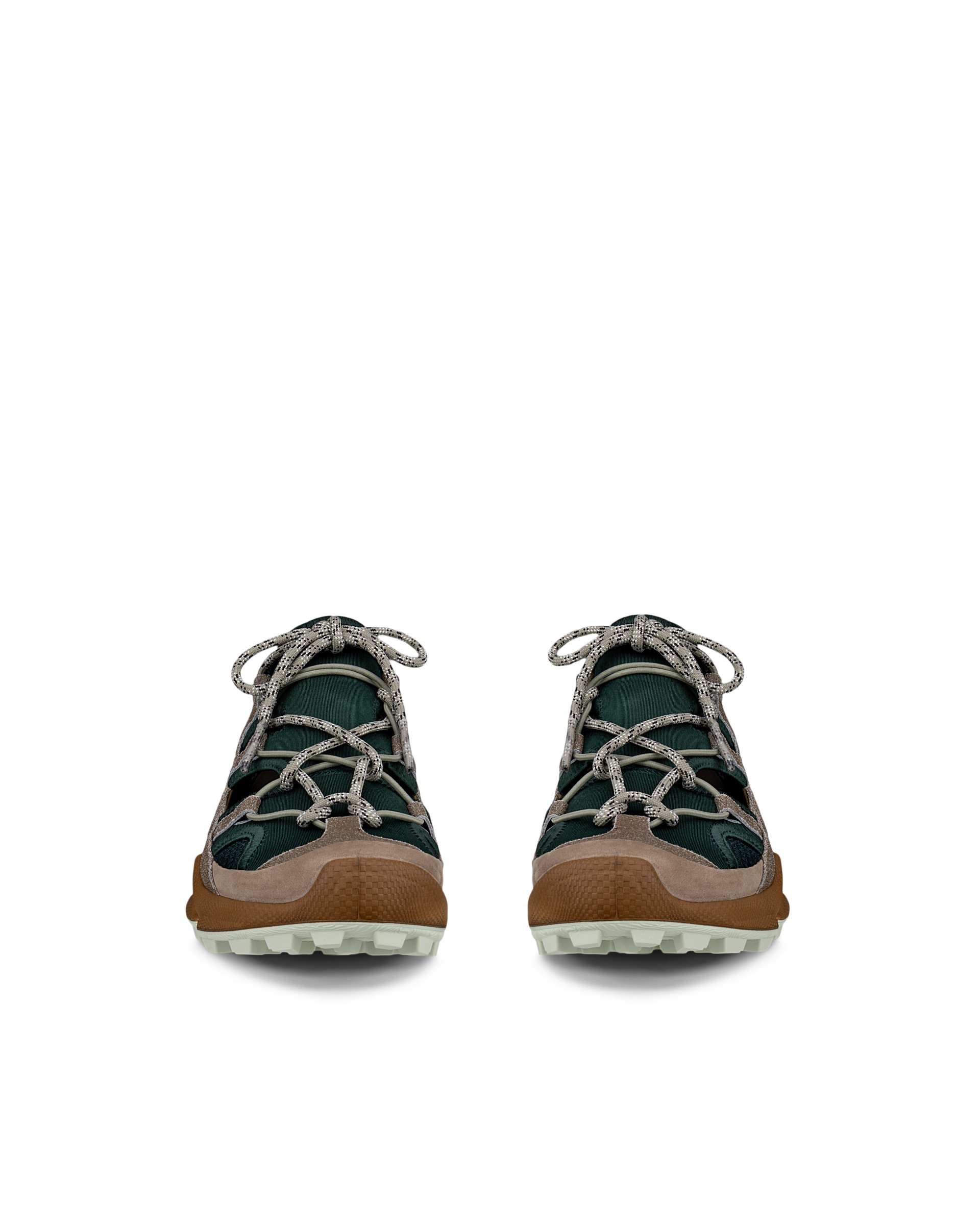 ECCO® BIOM C-Trail baskets de plein air en daim pour femme - Brun - Front pair