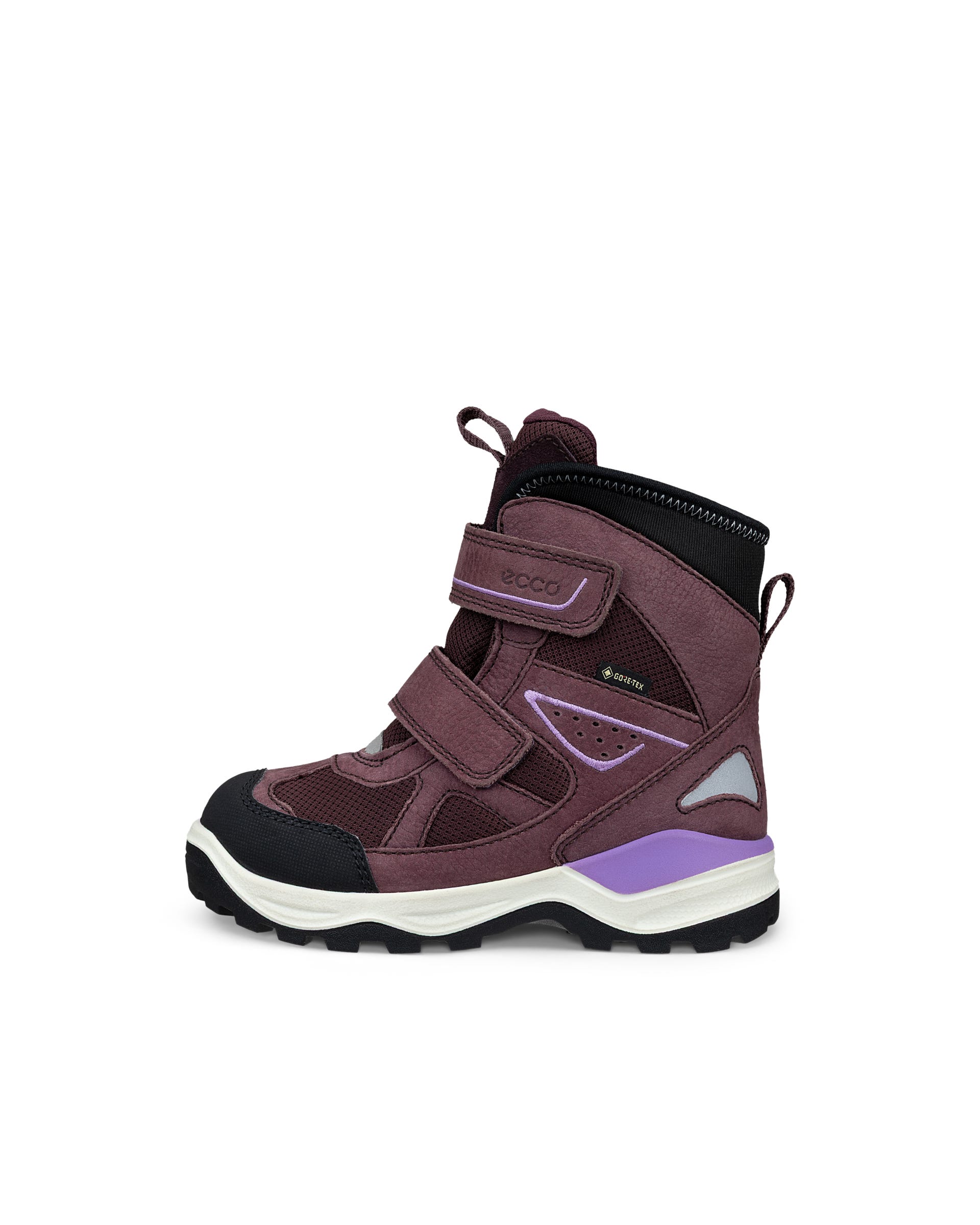 ECCO® SNOW MOUNTAIN nubuko „Gore-Tex“ žieminiai batai vaikams - Violetinė - Outside
