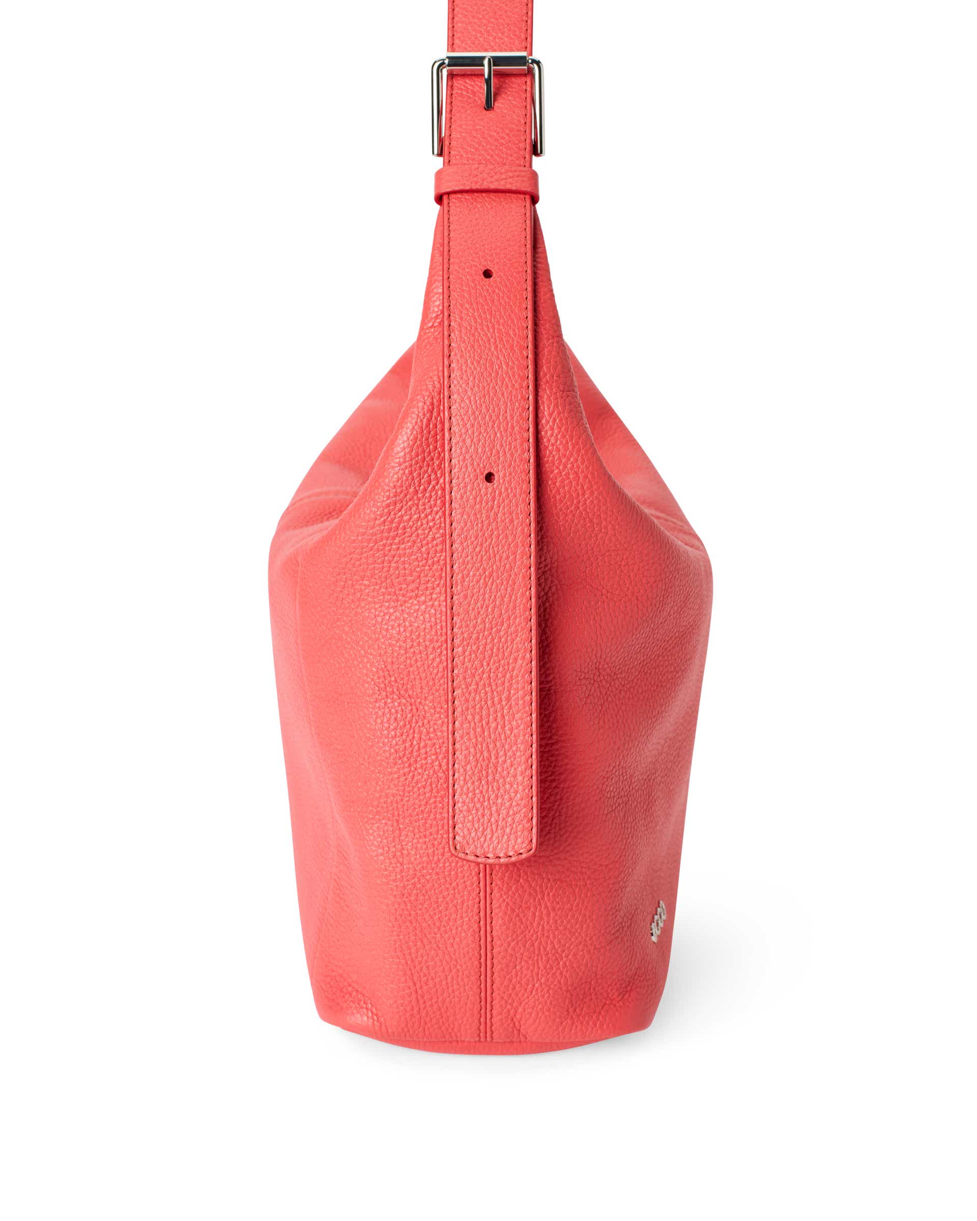 ECCO Hobo Soft Pebbled レザーホーボーバッグ - レッド - Detail-2