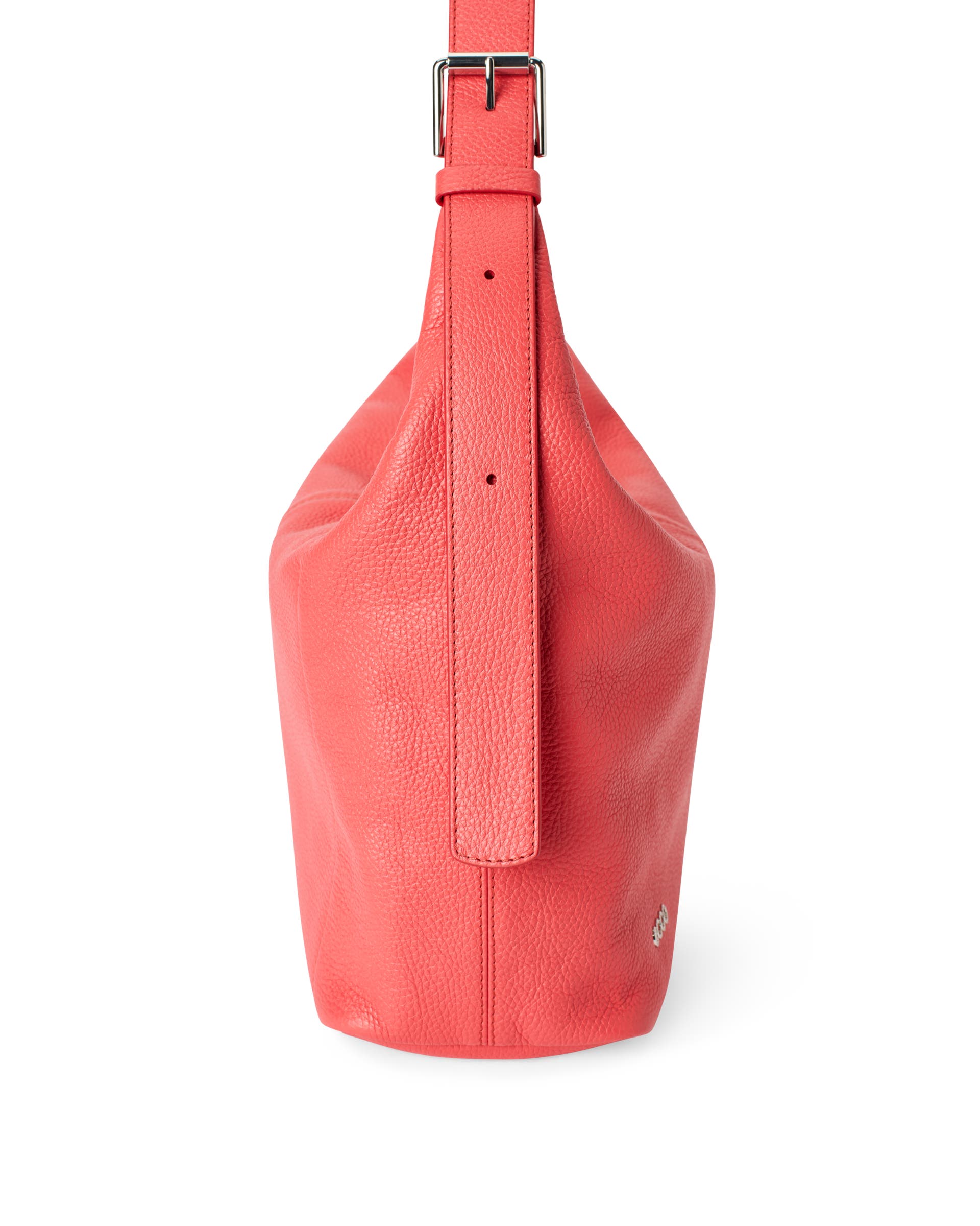 ECCO Hobo Soft Pebbled レザーホーボーバッグ - レッド - Detail-2