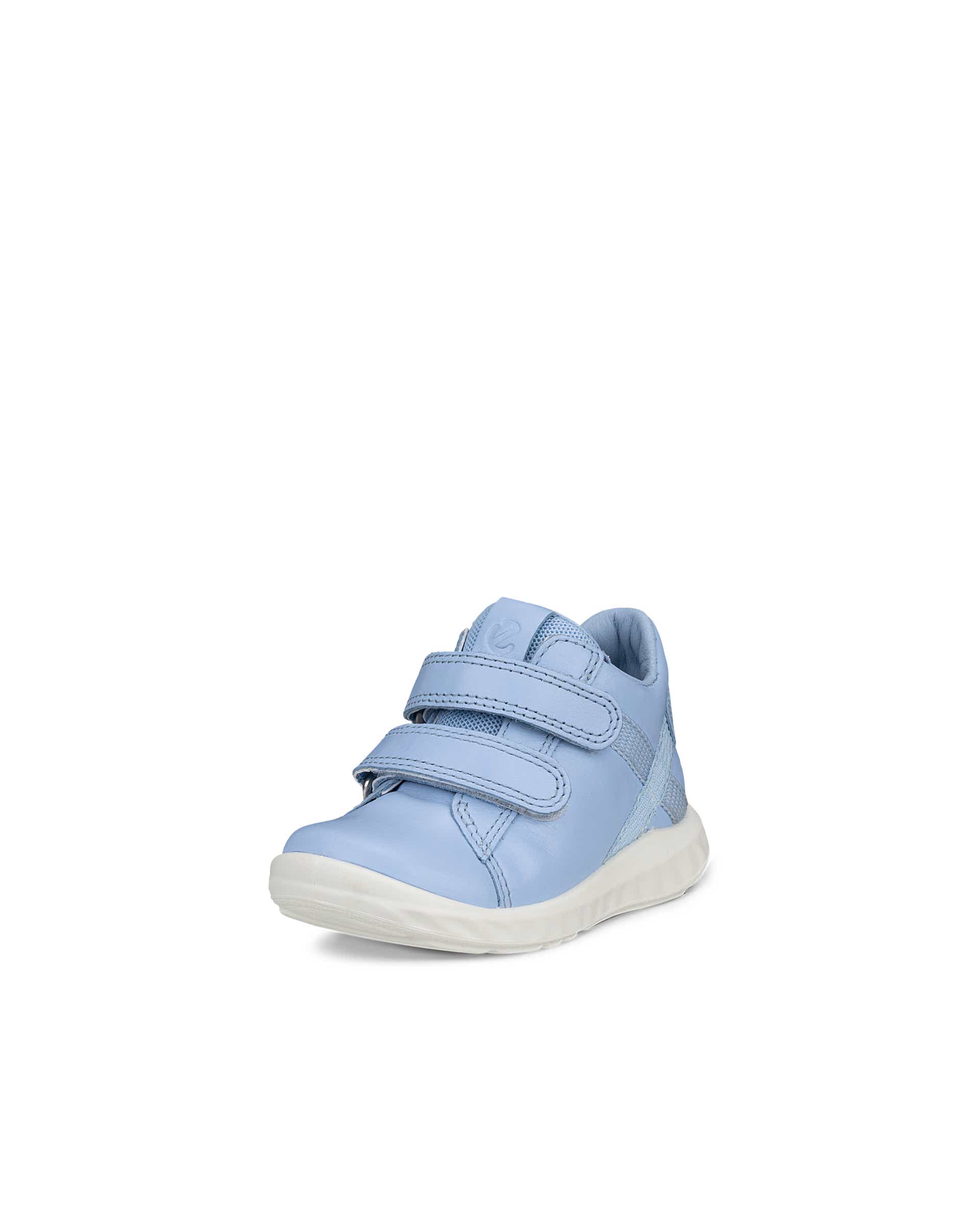 ECCO® SP.1 Lite baskets en cuir à scratch pour enfant - Bleu - Main