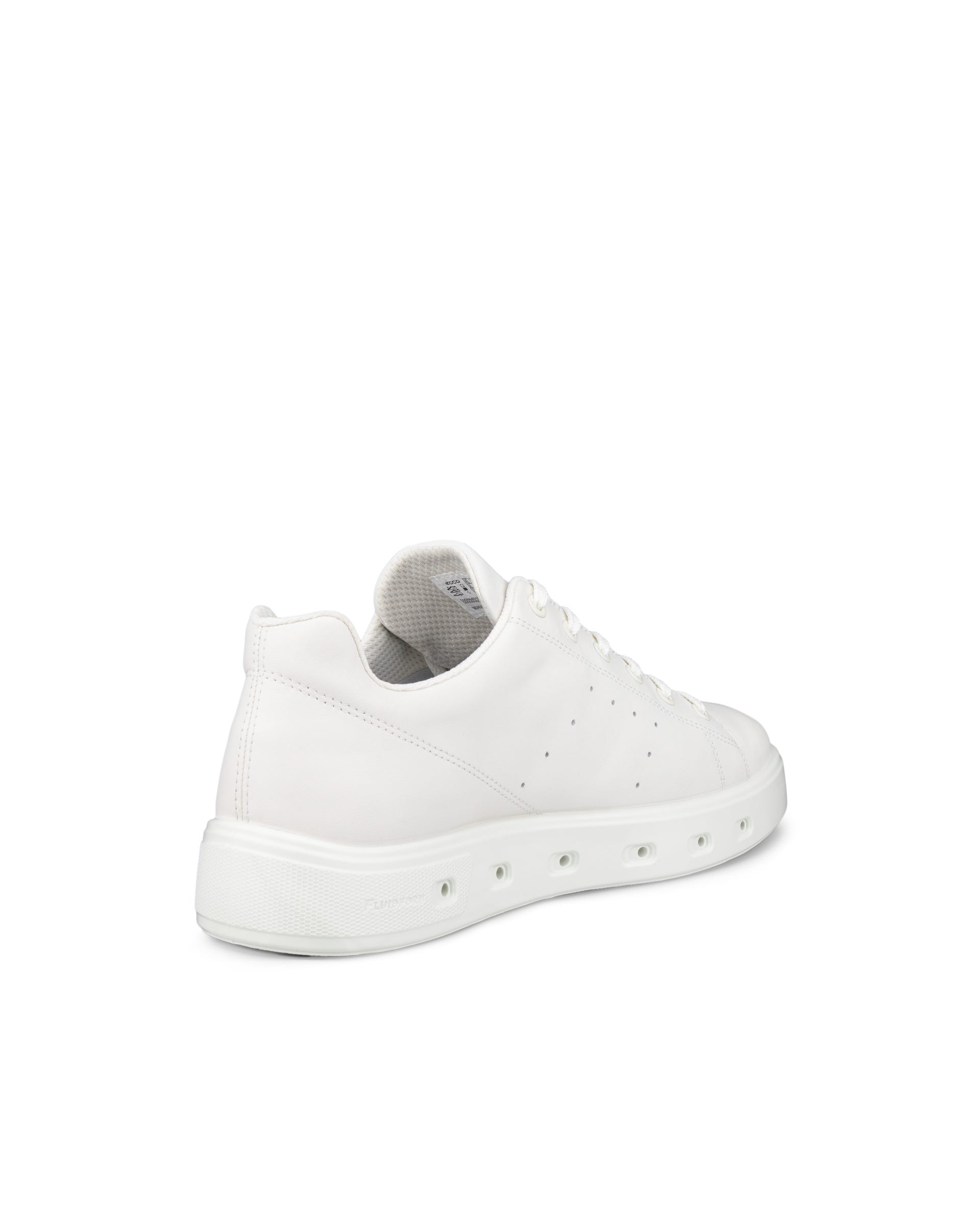 Zapatillas de piel Gore-Tex ECCO® Street 720 para hombre - Blanco - Back