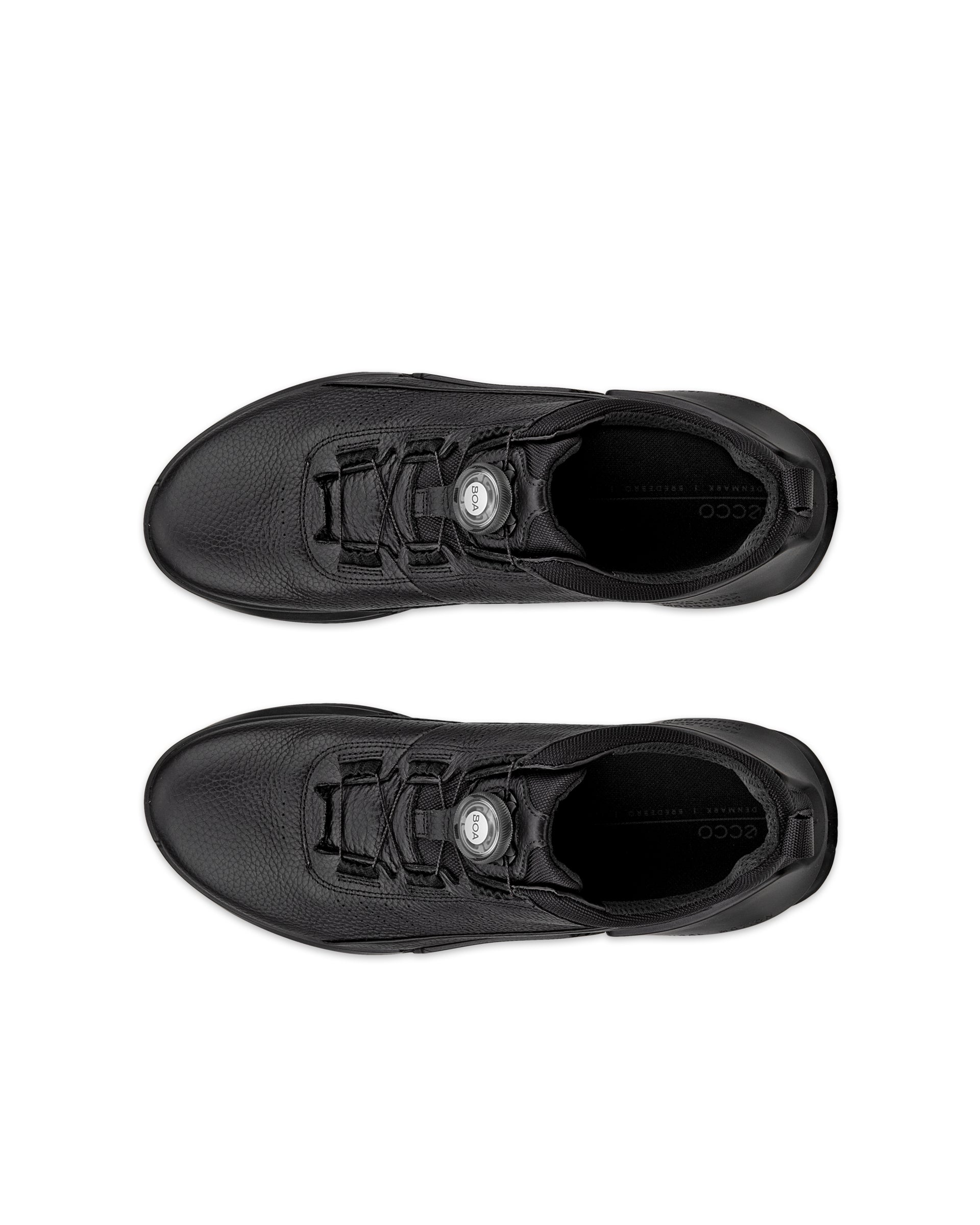 ECCO BIOM 2.0 BOA メンズ レザースニーカー - ブラック - Top left pair