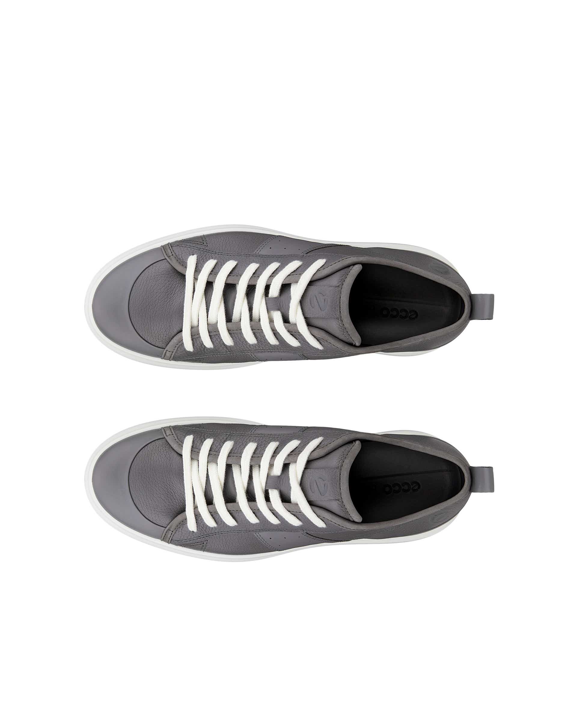 ECCO STREET ACE MENS メンズ レザースニーカー | グレー ECCO STREET ACE MENS メンズ レザースニーカー | グレー