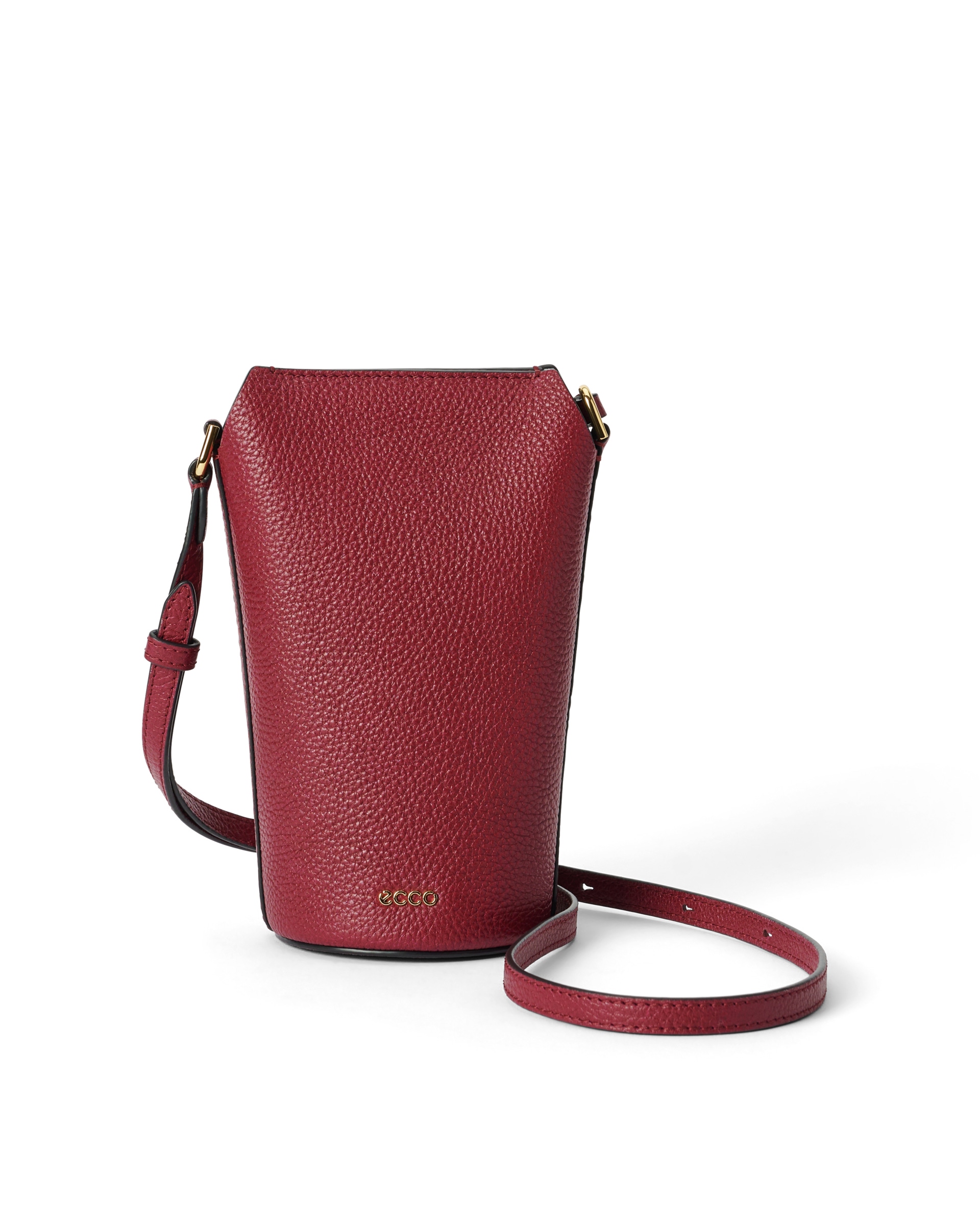 ECCO® Pot Bag kožna torba preko ramena - Crvena - Main
