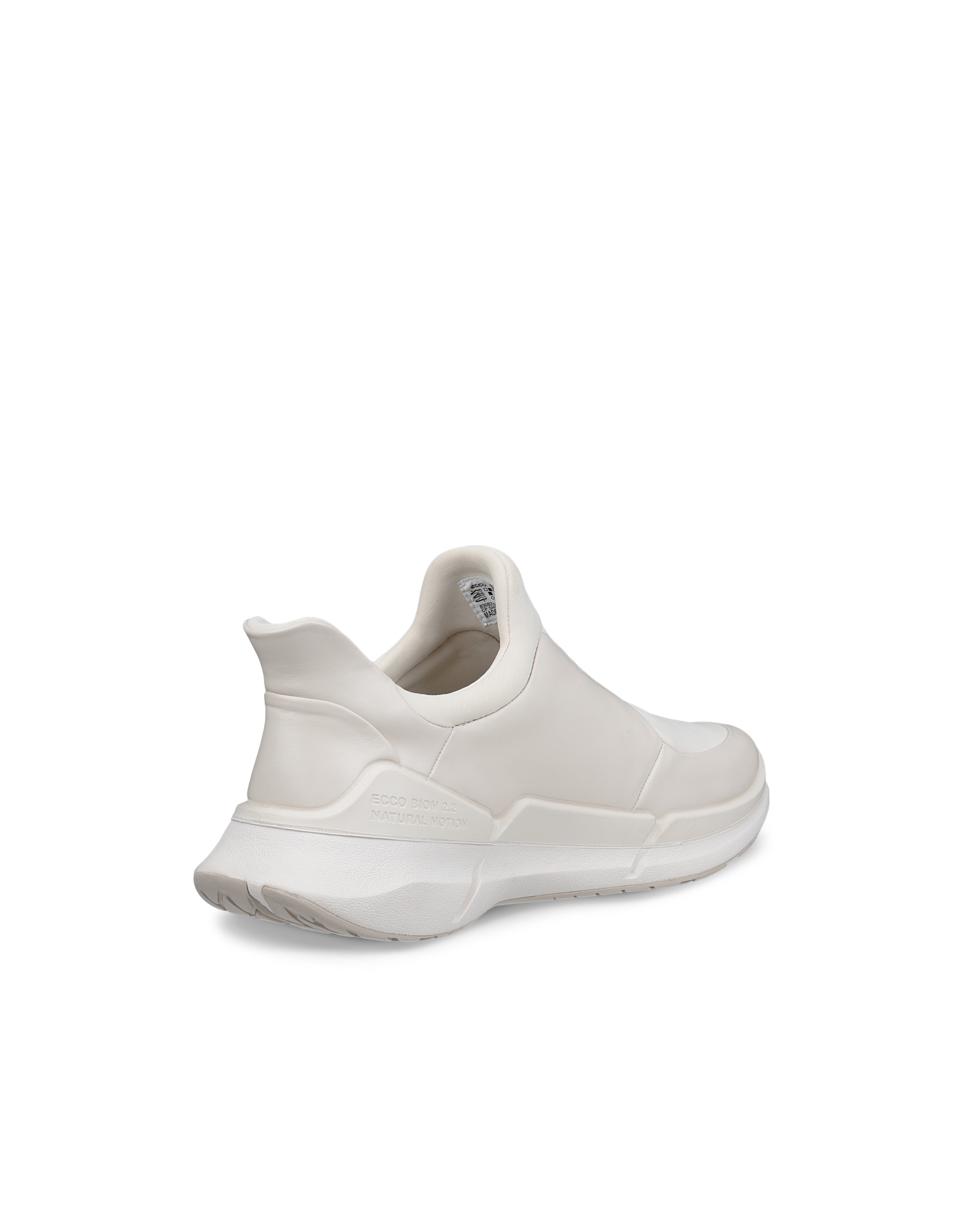 ECCO® Biom 2.0 Damen Sneaker aus Leder & Textil - Beige - Back