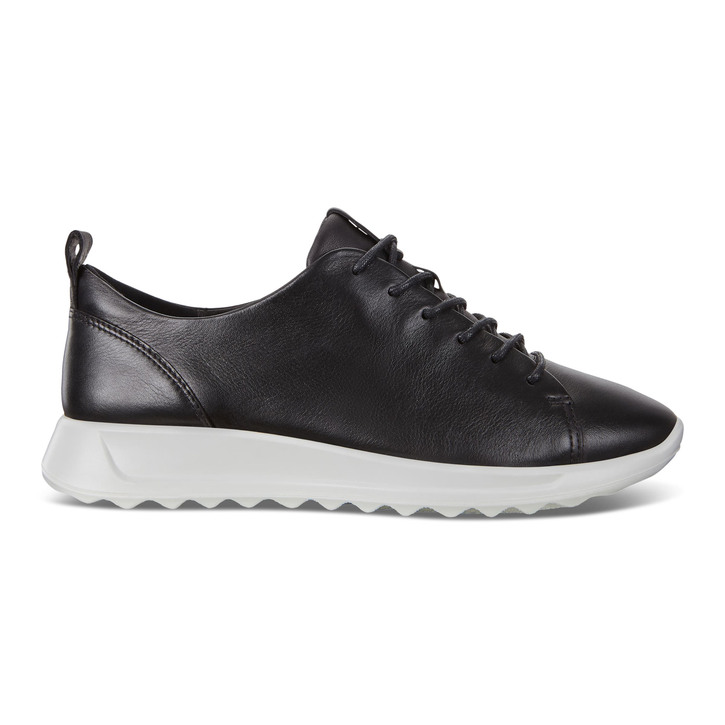 ECCO Flexure Runner ウィメンズ レザースニーカー - ブラック - Outside
