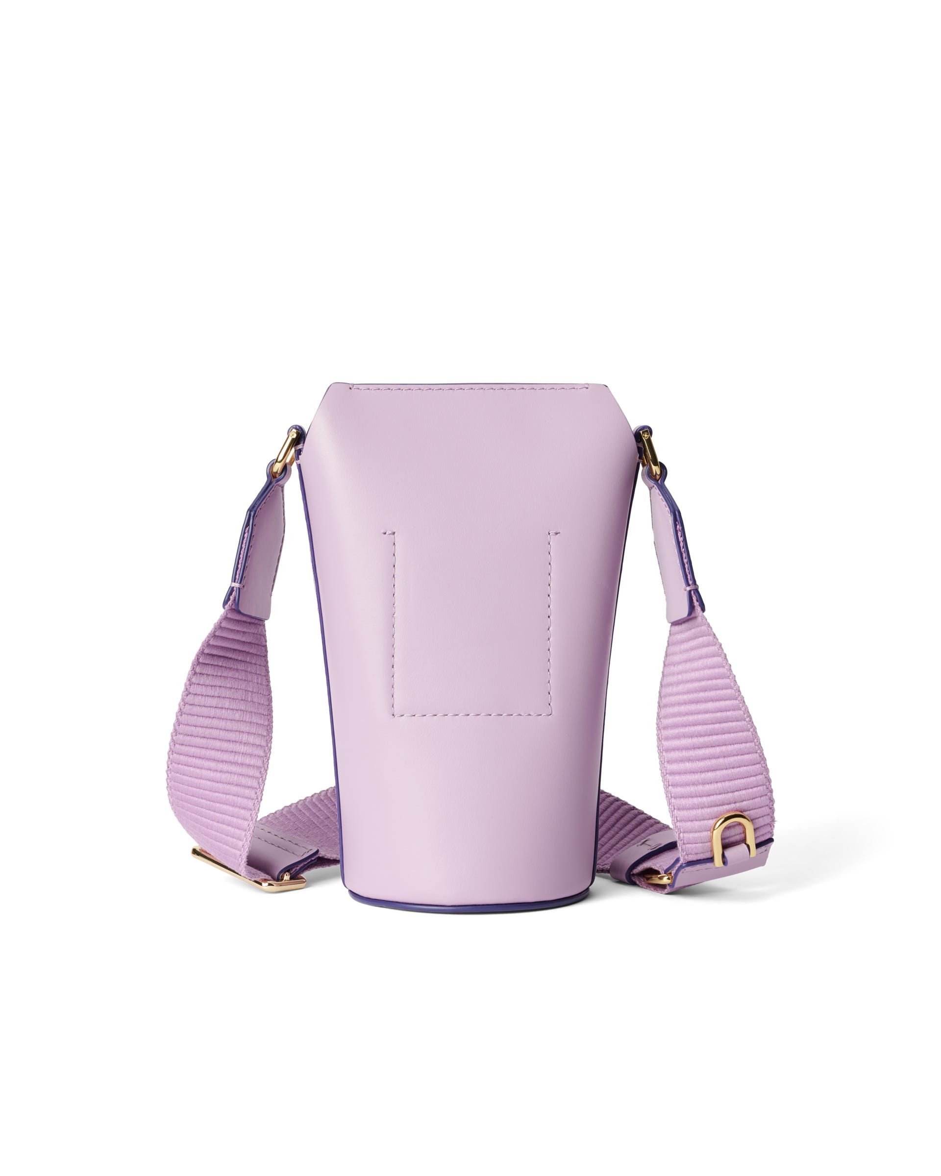 ECCO® Pot Smooth Leather Crossbody Bag - Purple - Back