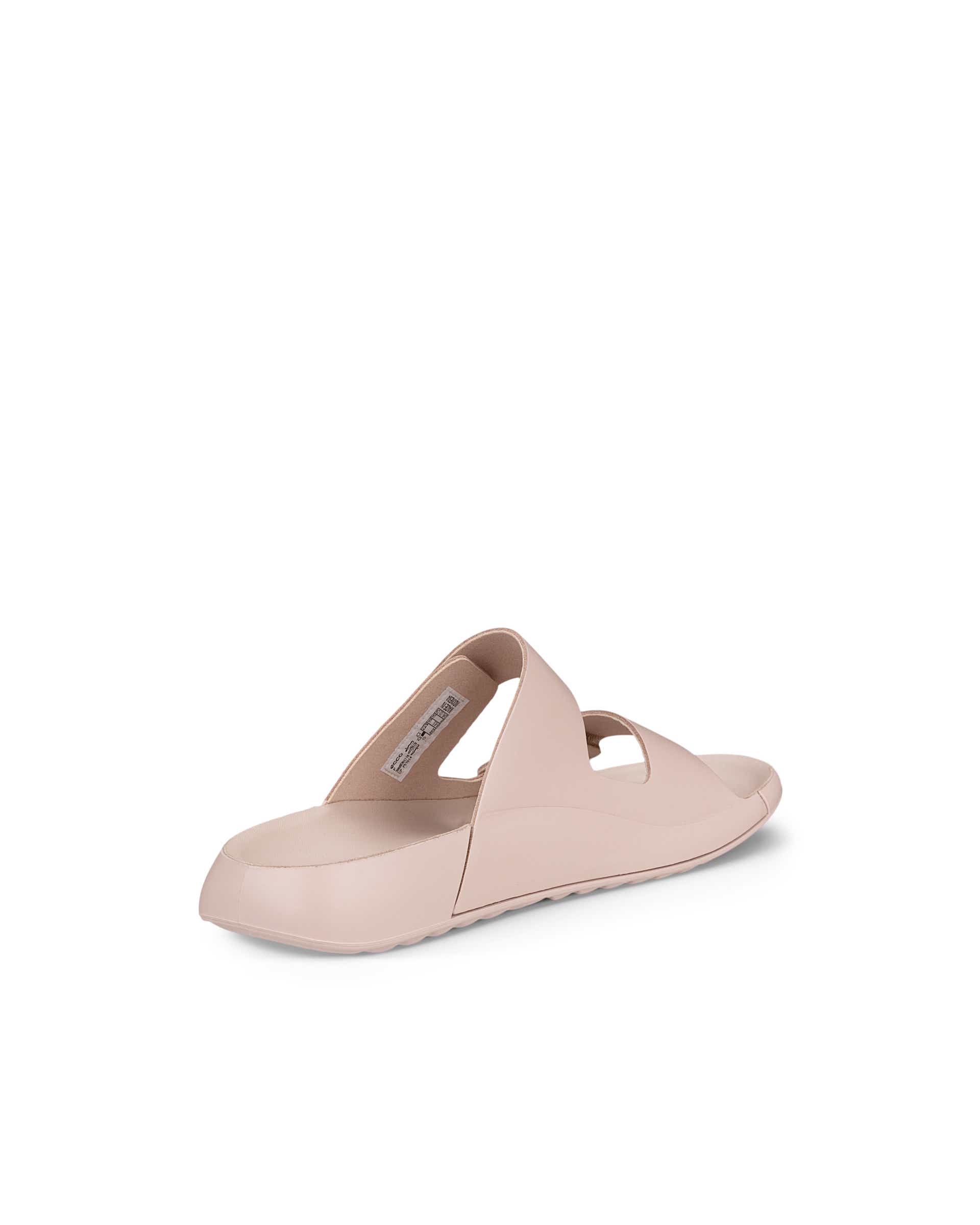 ECCO Cozmo Sandal Deco ウィメンズ レザー2ストラップサンダル - レッド - Back