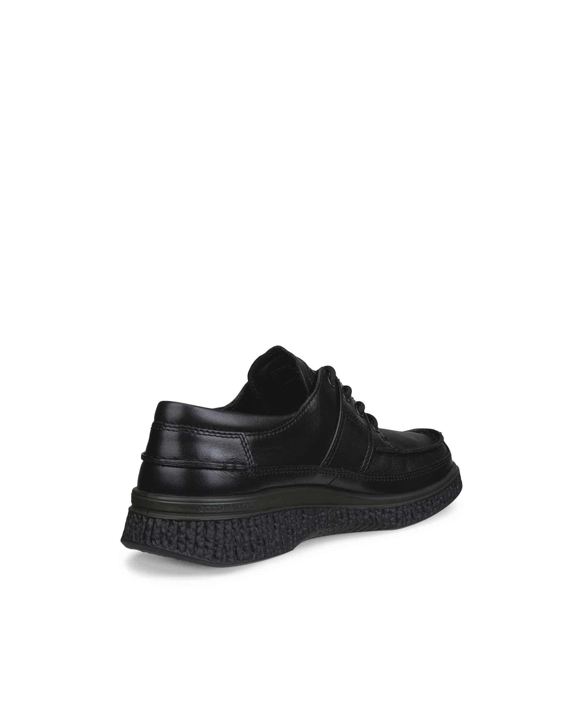 Miesten ECCO® WALKER 3.0 nahkainen Gore-Tex -kenkä mokkasiinisaumalla - Musta - Back