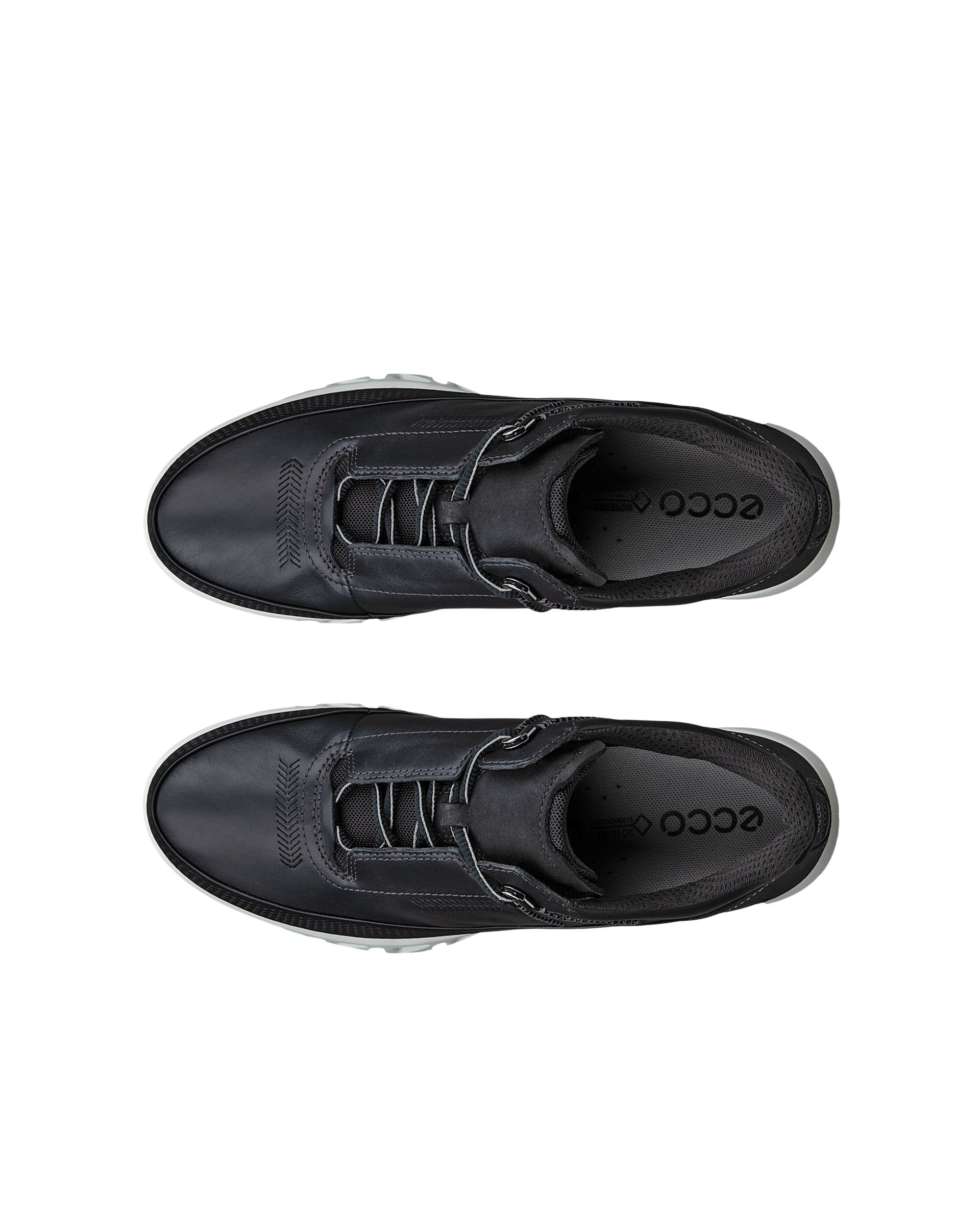 Dámska kožená obuv Gore-Tex ECCO® Multi-Vent - Čierna - Top left pair