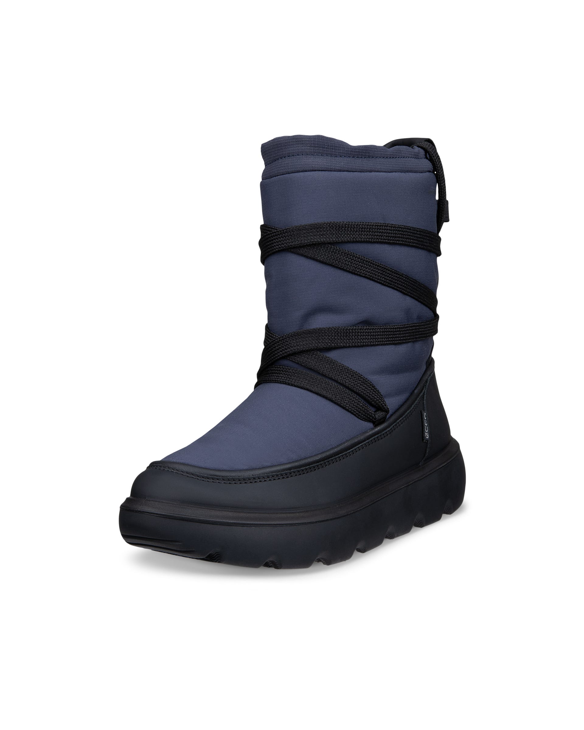 Women's ECCO® GLACIA Textile Gore-Tex Winter Boot - Blue - Outside