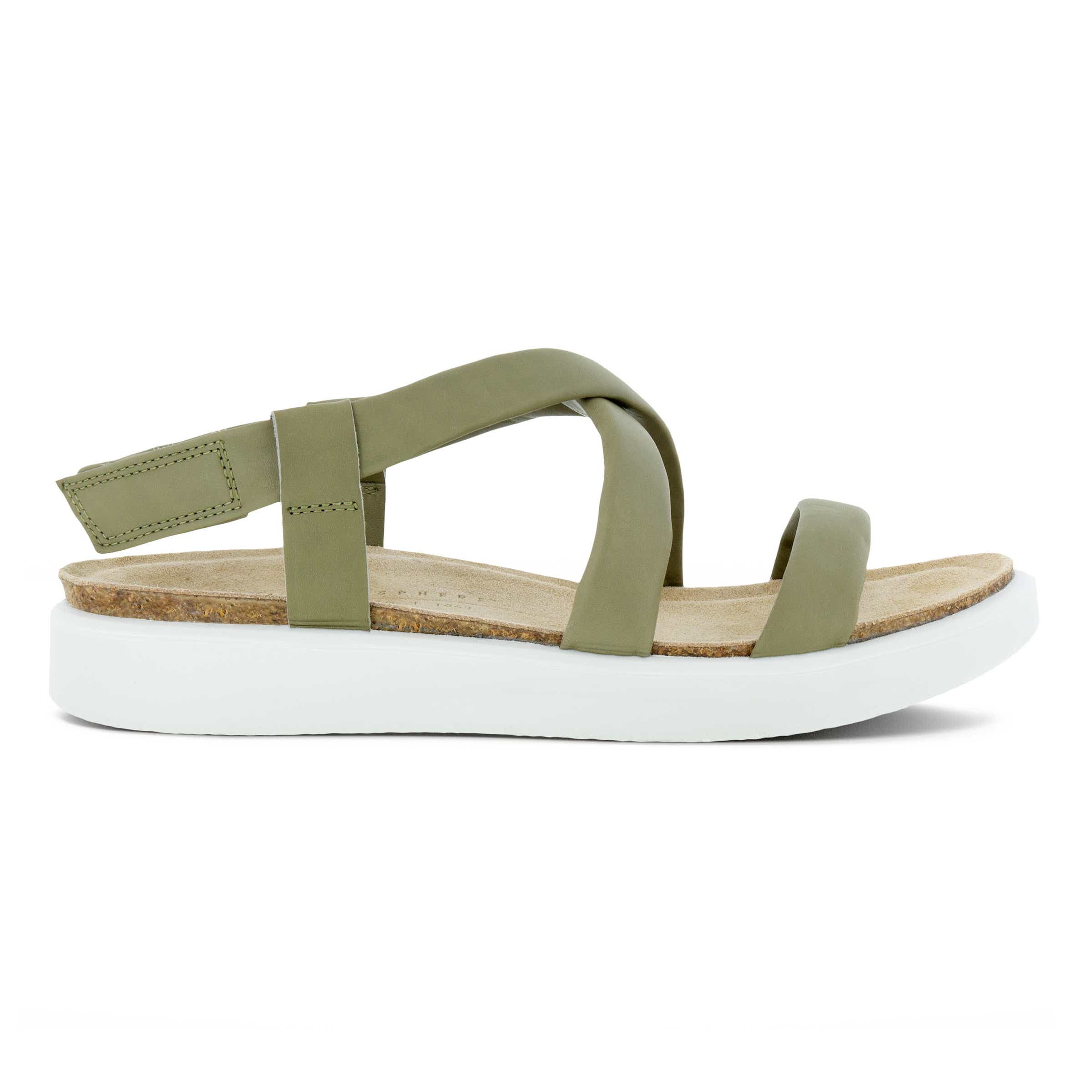 ECCO Corksphere Women's Sandal - Green - Outside