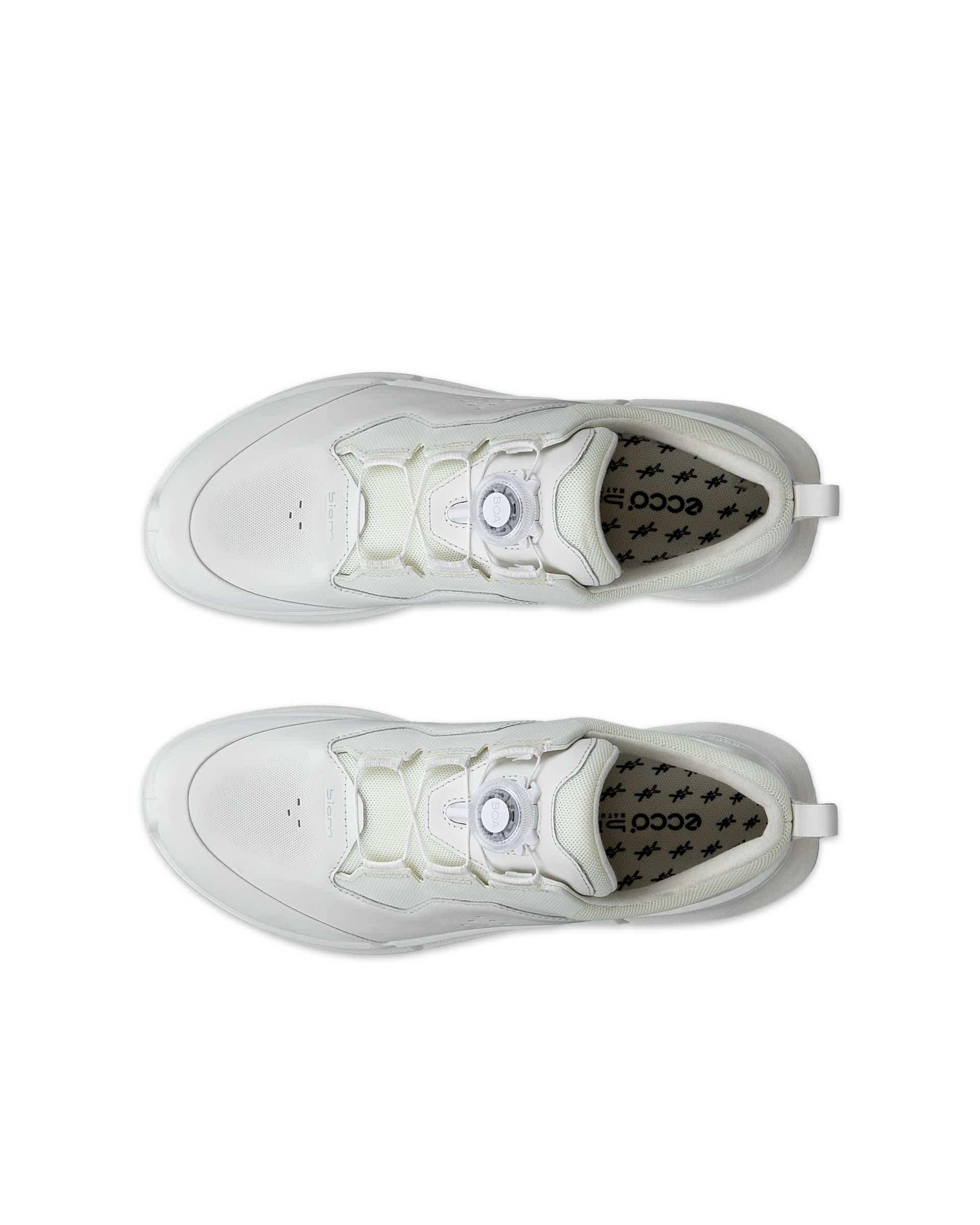 ECCO® BIOM 2.2 Damen Sneaker aus Leder & Textil - Weiß - Top left pair