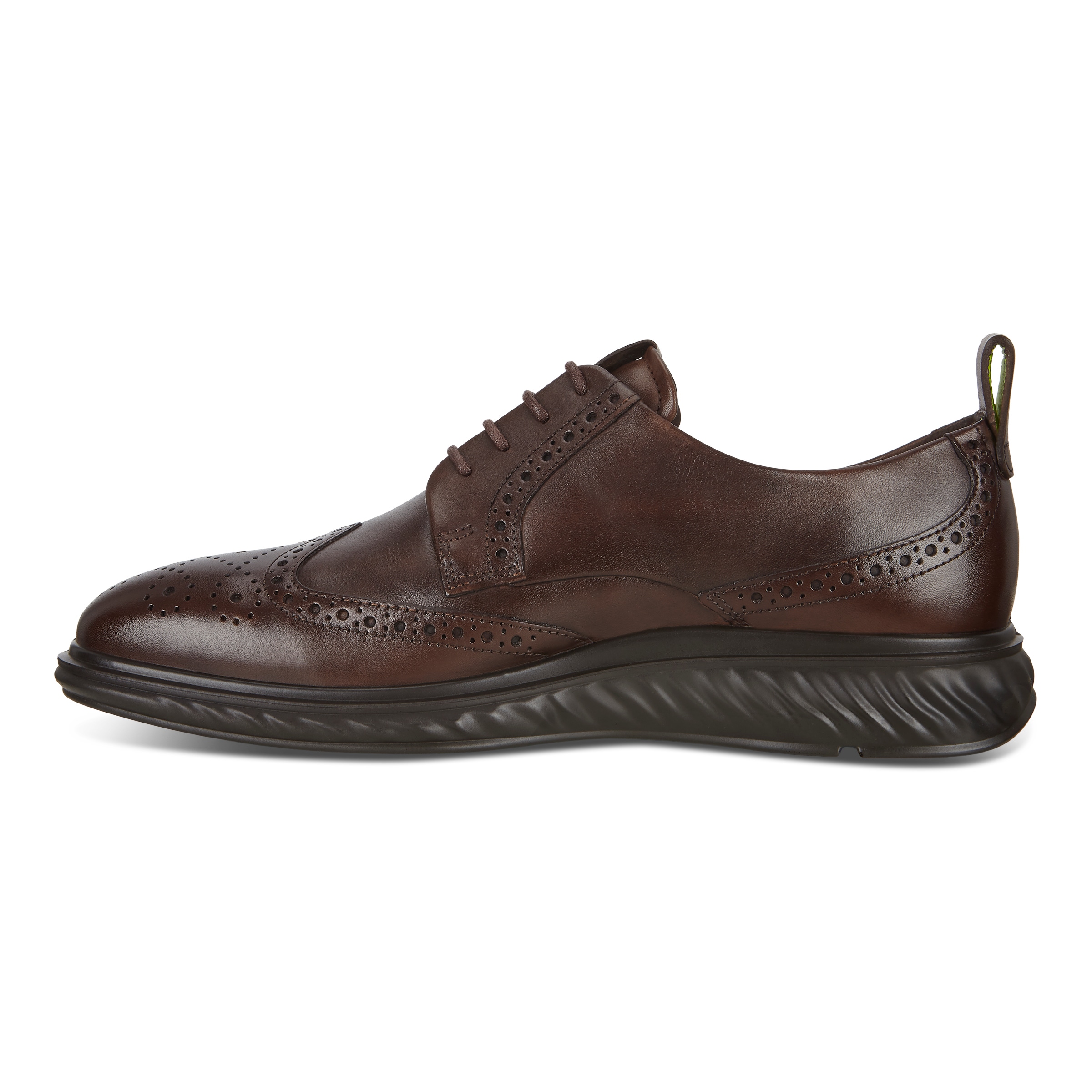 ECCOレザー ブローグシューズ ブラック レッドソールサイズ43 エコー ECCO SOFT 7 GORE-TEX W ブラック 440303 01001
