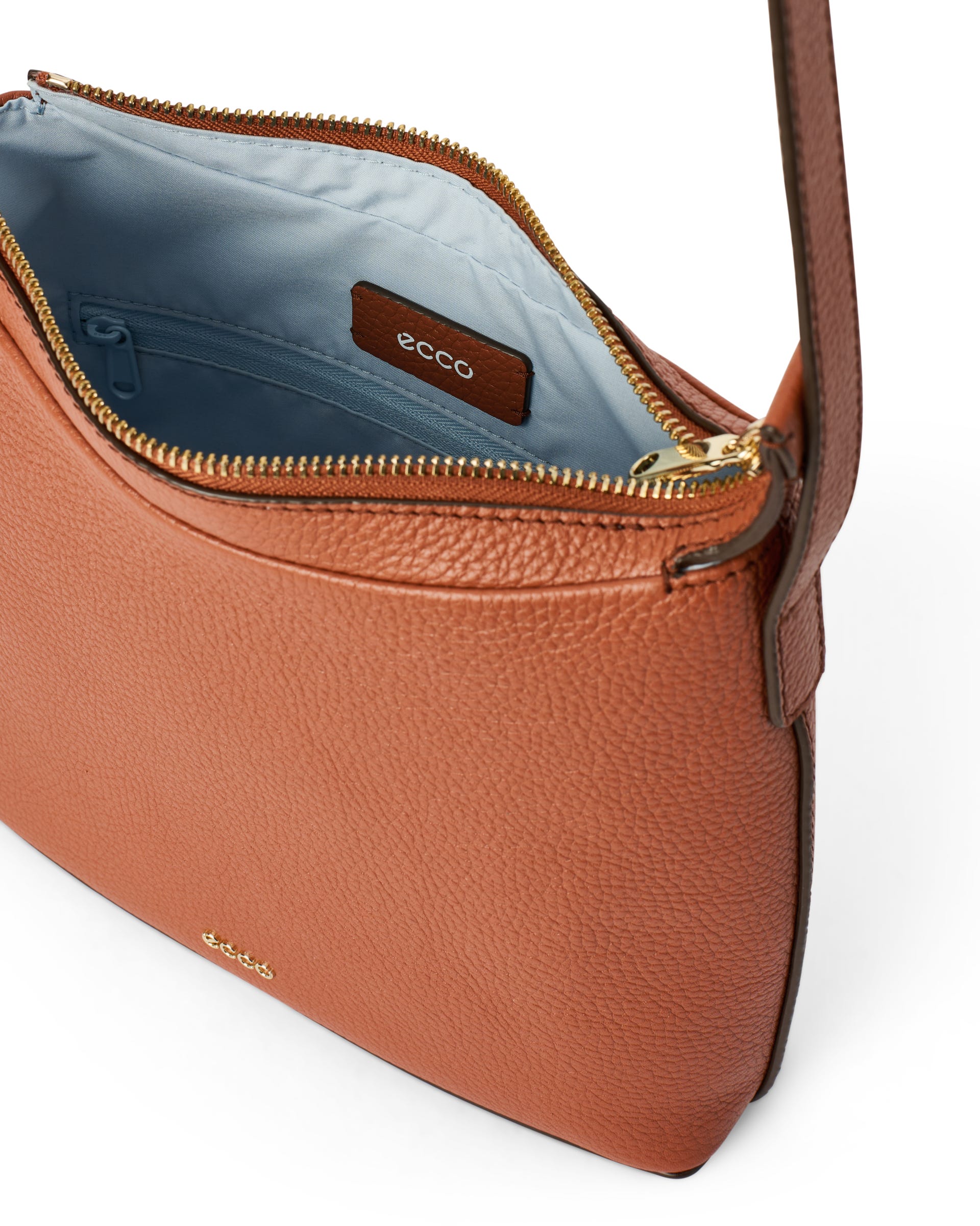 ECCO® COVE CROSSBODY Damen Umhängetasche aus Leder - Braun - Detail-2