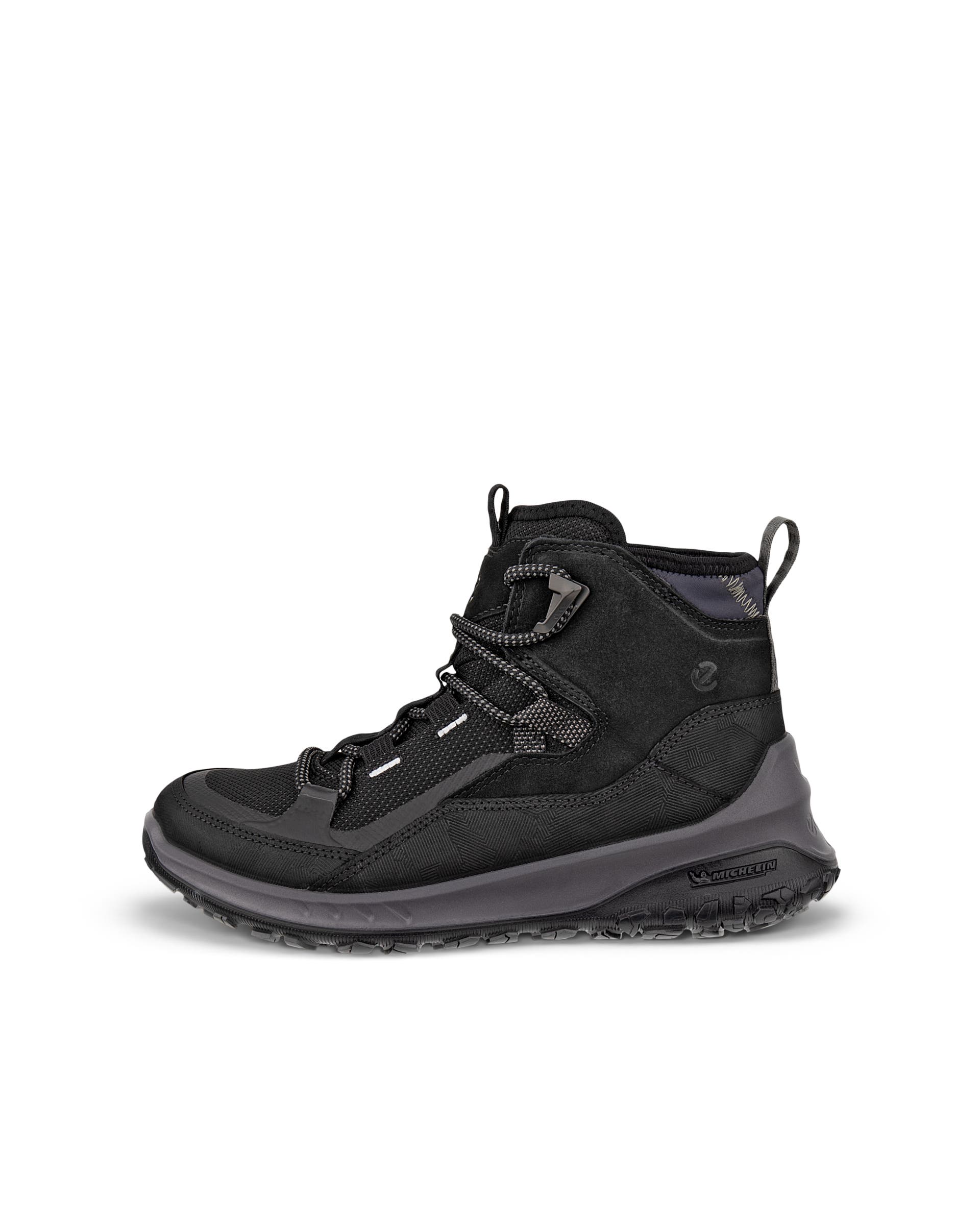 ECCO® ULT-TRN Mid vandeniui atsparūs nubuko žygio batai moterims - Juoda - Outside