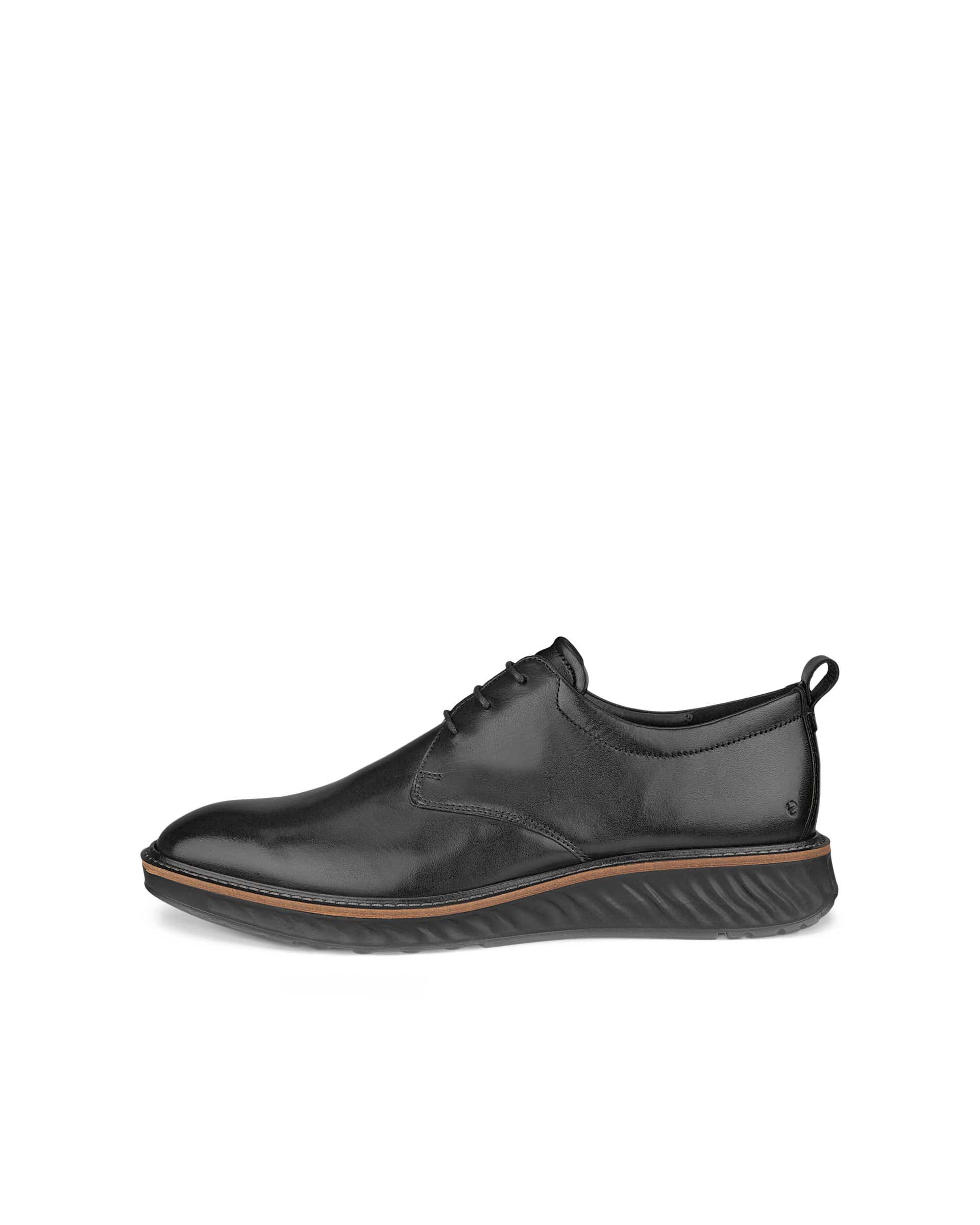 ecco st.1 hybrid men's leather slip-on dress shoe ECCO Men's St.1 Hybrid Cap Toe - Cognac