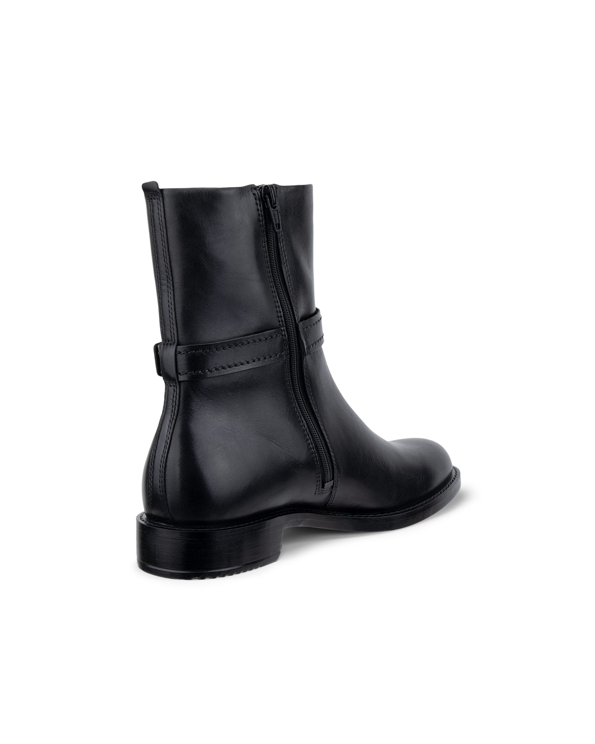 Women's ECCO® SARTORELLE 25 Leather Ankle Boot - Black - Outside