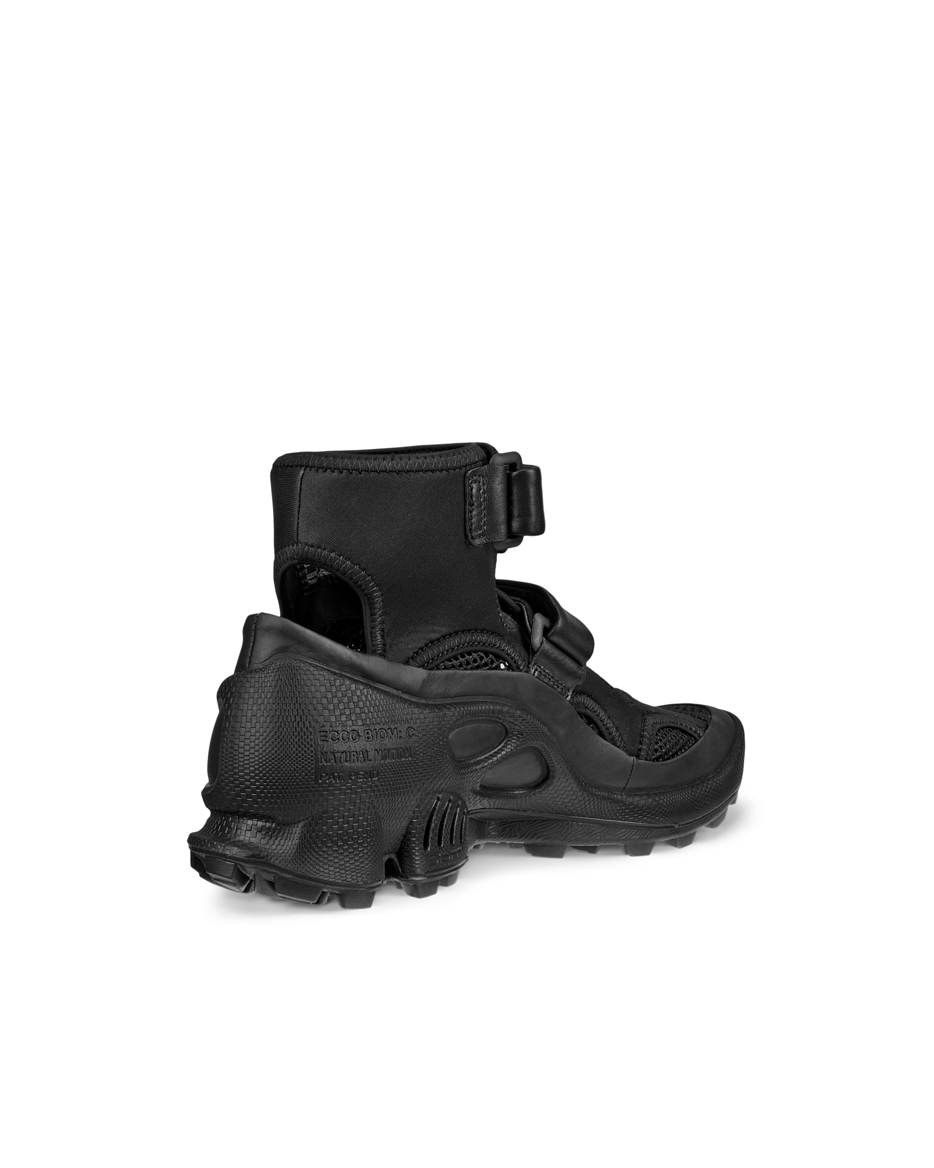 ECCO® Biom C-Trail Damen Ledersneaker - Schwarz - Back