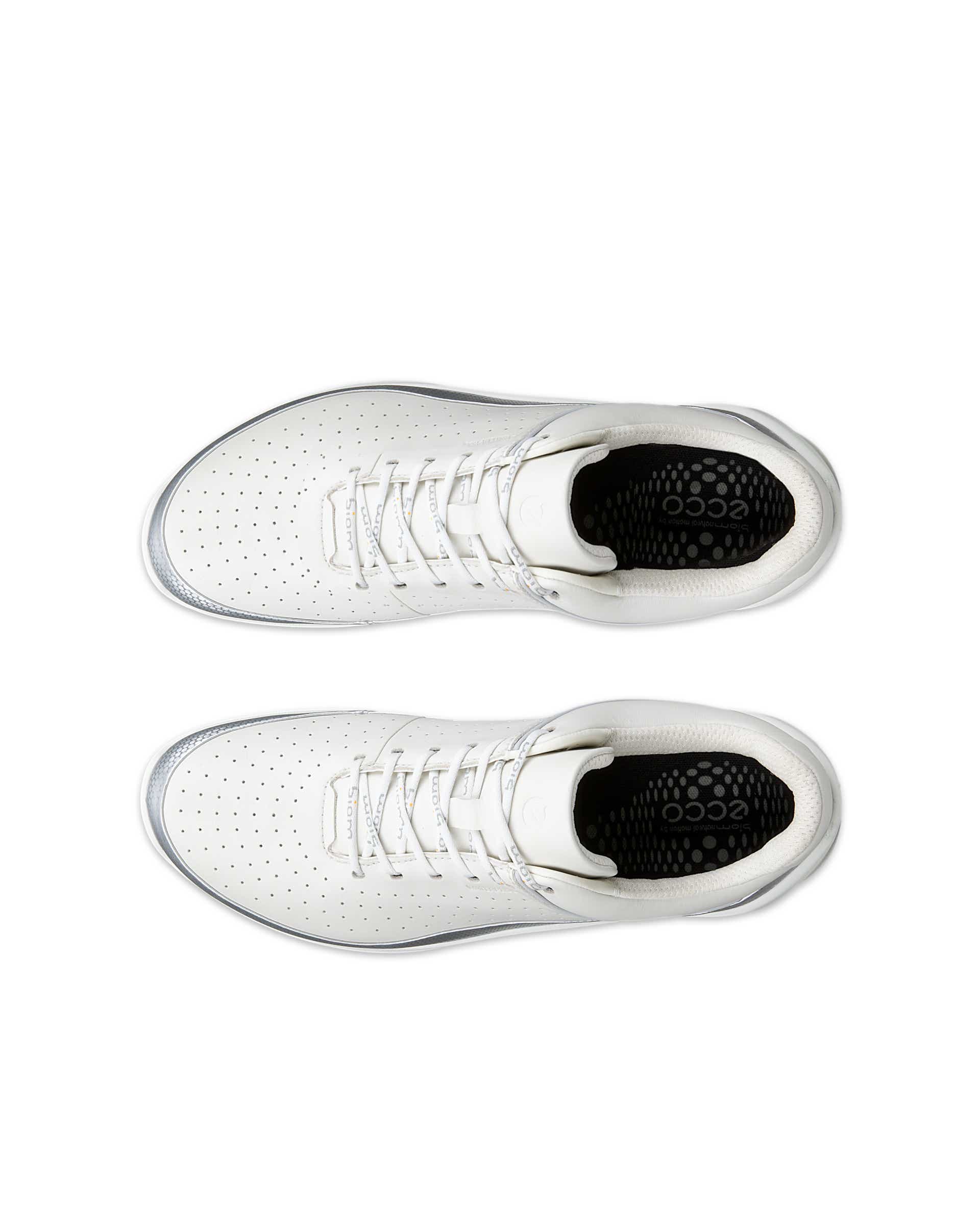 Espadrilles imperméables en cuir ECCO® BIOM ENERGI pour hommes - Blanc - Top left pair