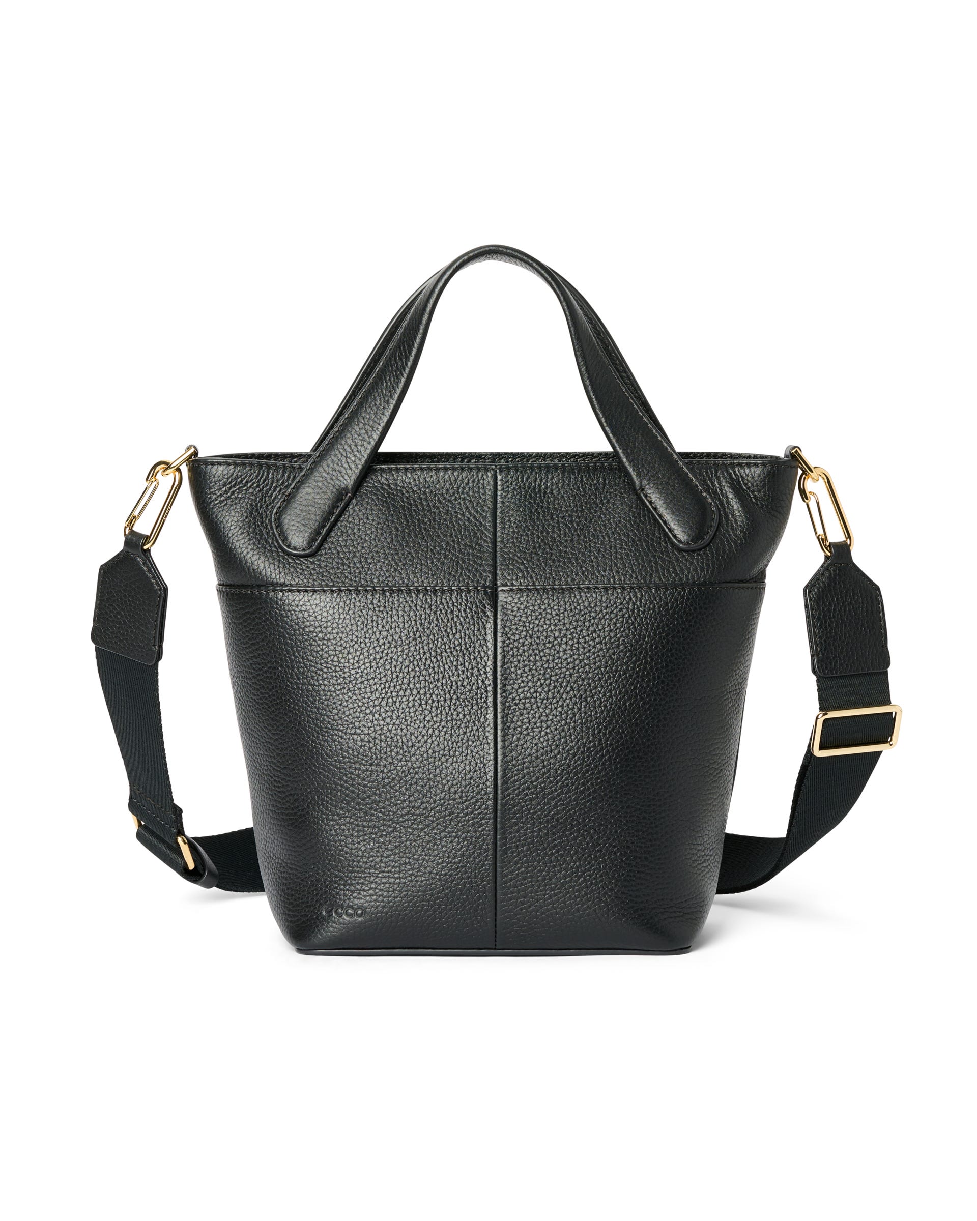 ECCO® Essential leren shopper - Zwart - Main