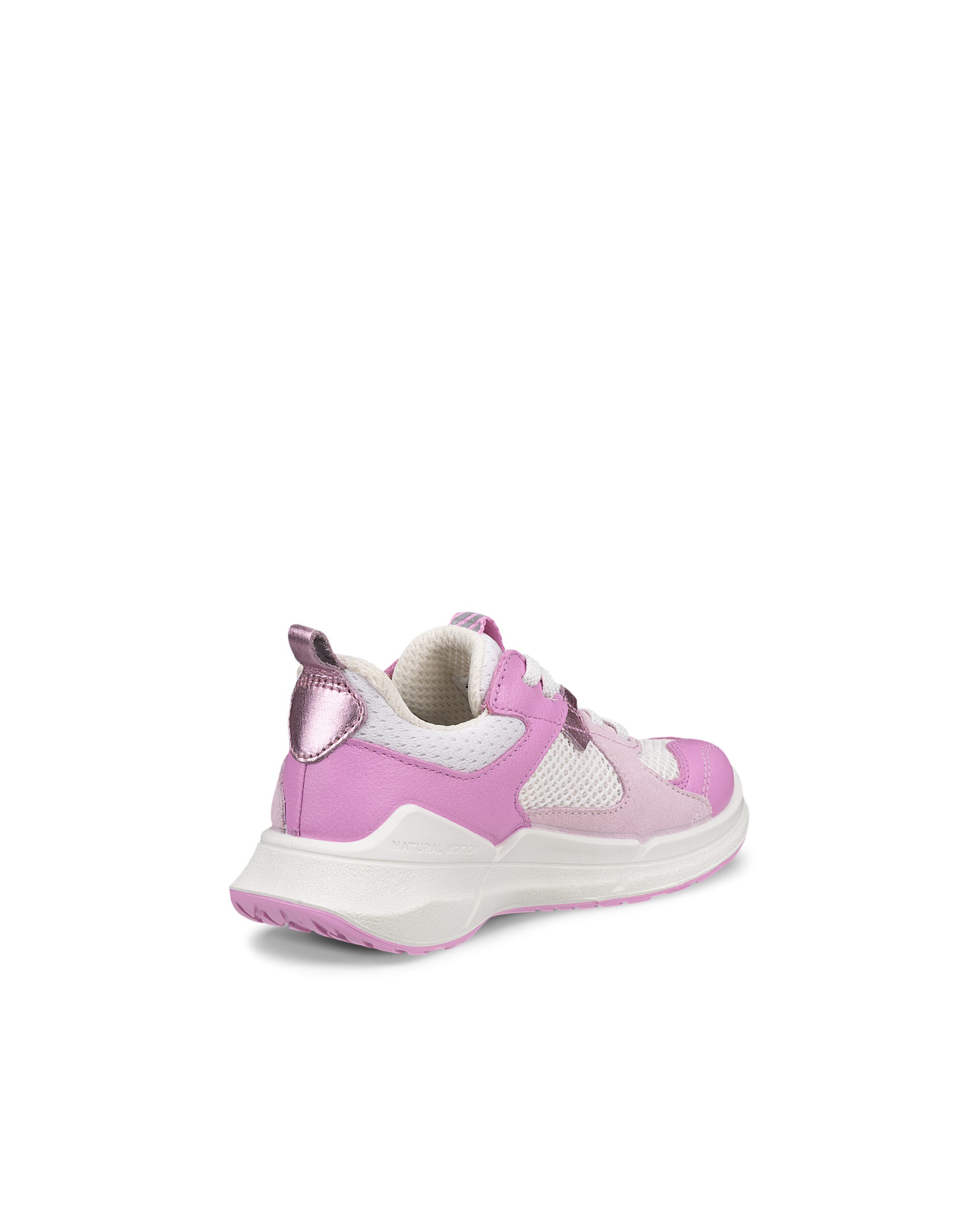 ECCO® BIOM 2.2 Kinder Sneaker aus Leder & Textil - Rosa - Back