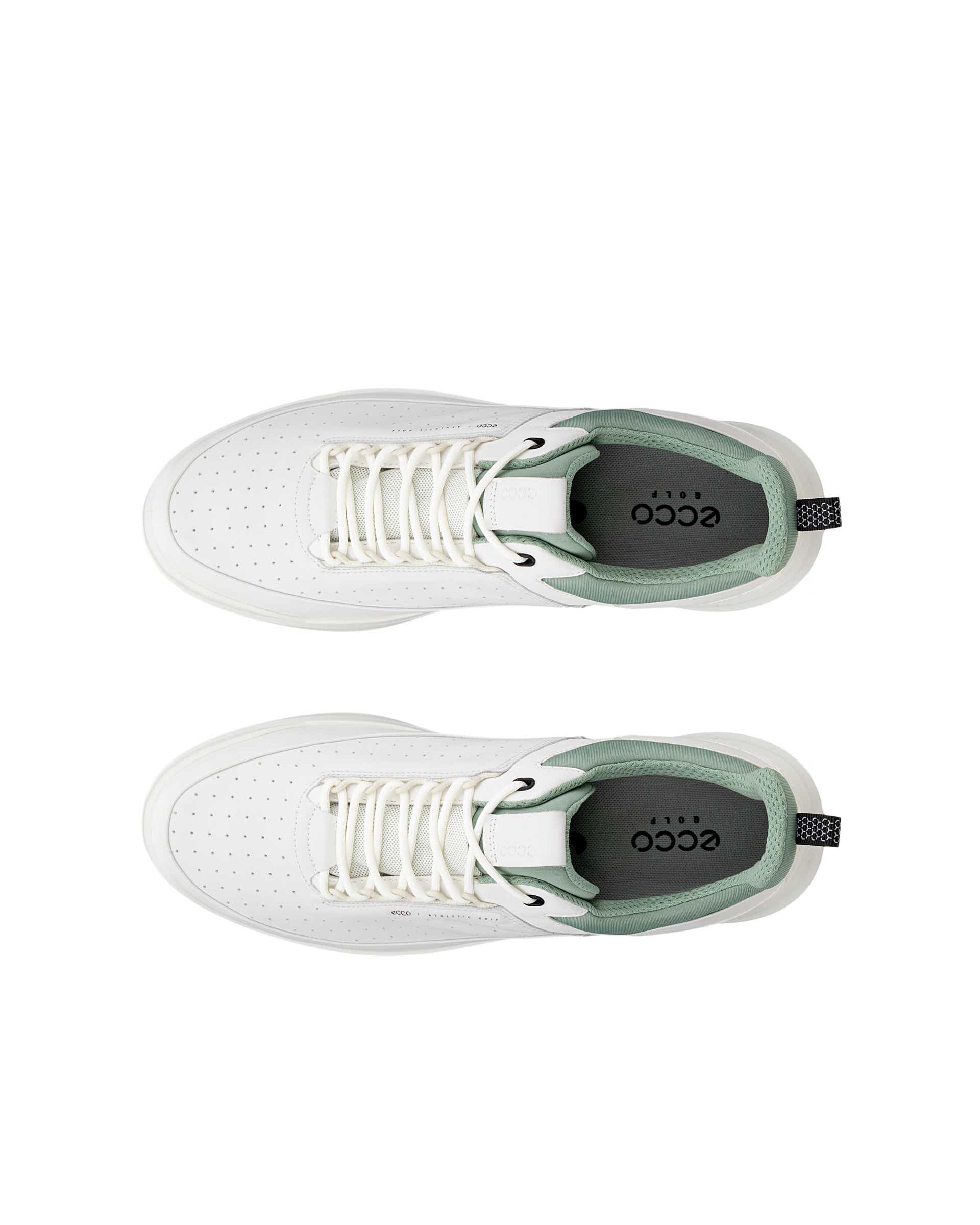 ECCO® Golf Core chaussure de golf en cuir pour homme - Blanc - Top left pair