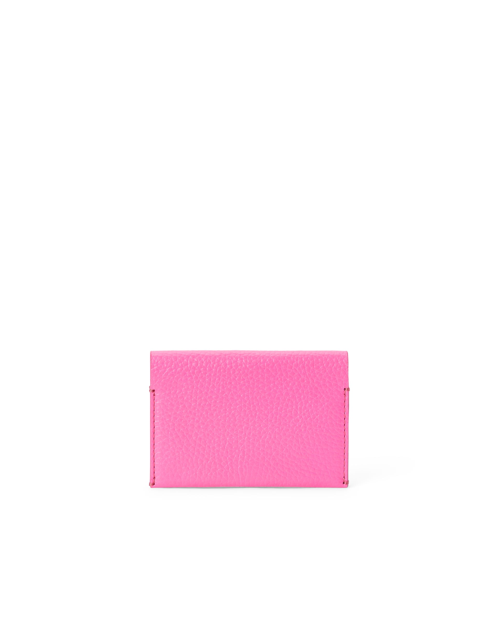 ECCO Business Card Purse レザーカードケース - ピンク - Back