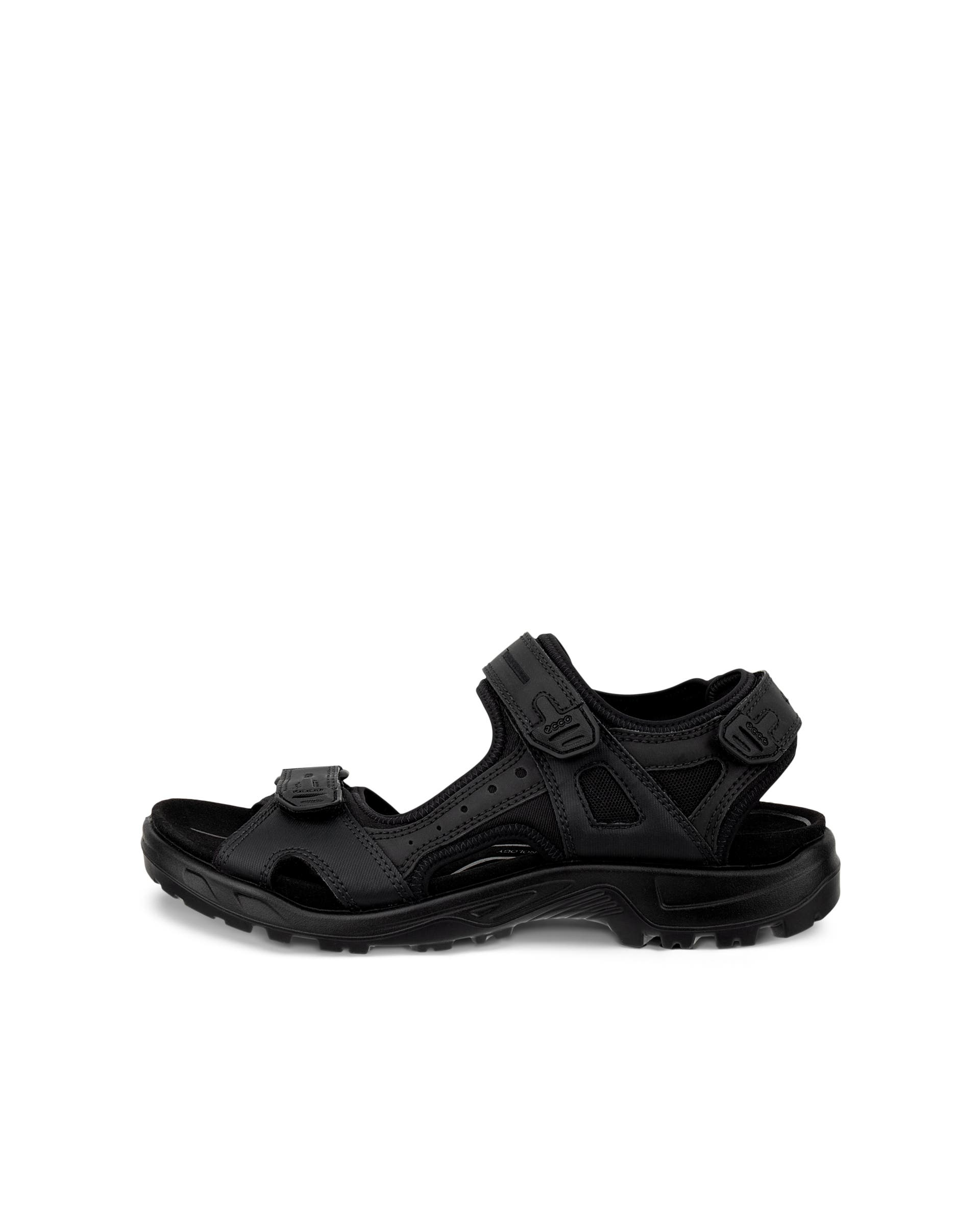 Men's ECCO® Offroad Nubuck Outdoor Sandal | Black