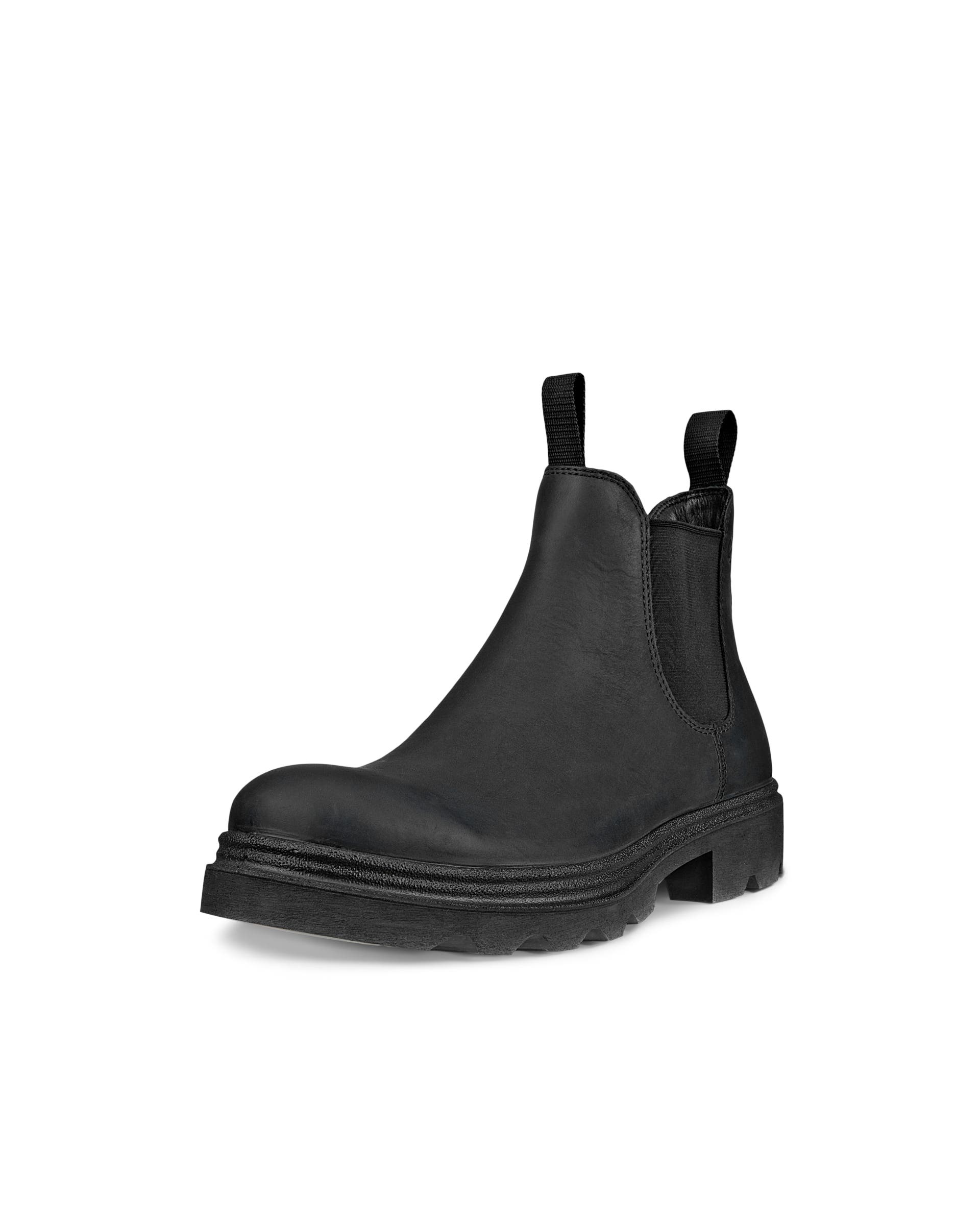 ECCO® Grainer Herren Chelsea Boot aus Nubukleder - Schwarz - Main