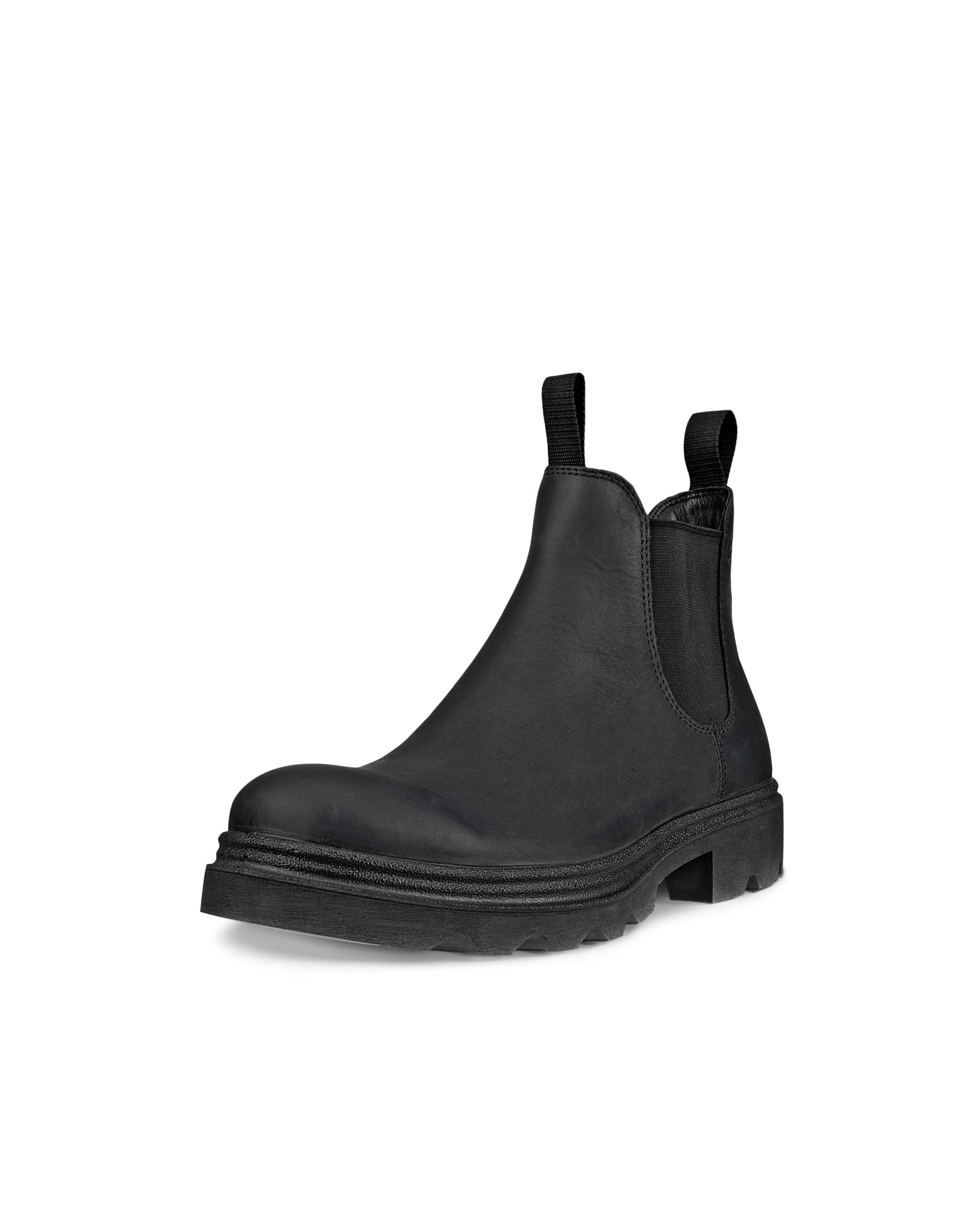 ECCO® Grainer Herren Chelsea Boot aus Nubukleder - Schwarz - Main